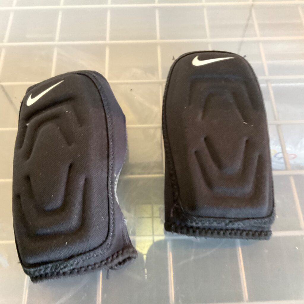 Nike Fit Dry Padded Wrist Forearm Guards Black Pair Adjustable - Image 1