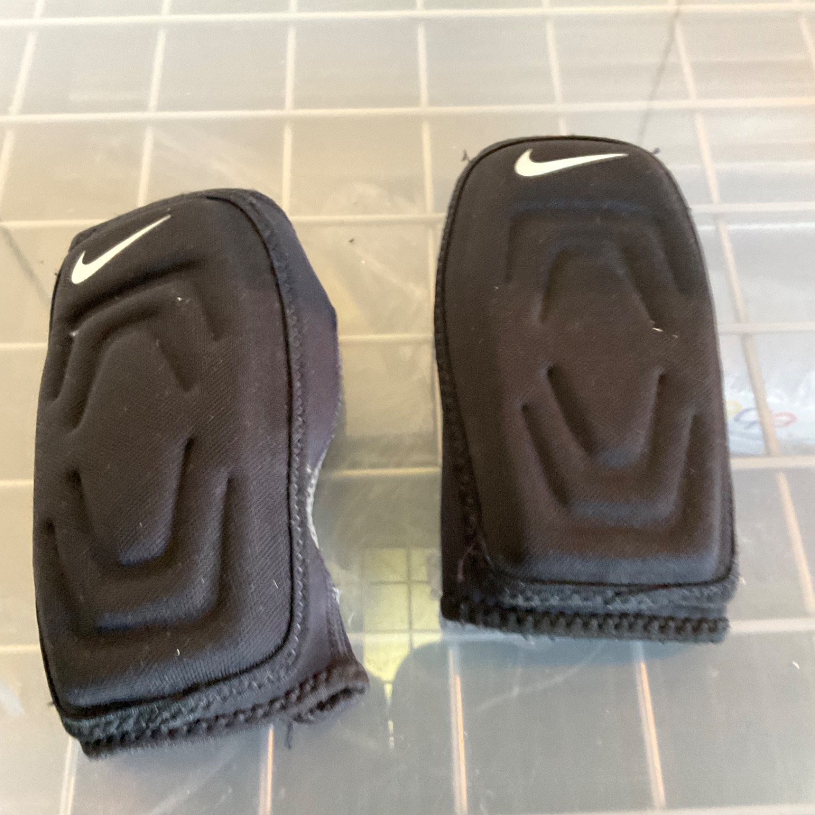 Nike Fit Dry Padded Wrist Forearm Guards Black Pair Adjustable - Image 1