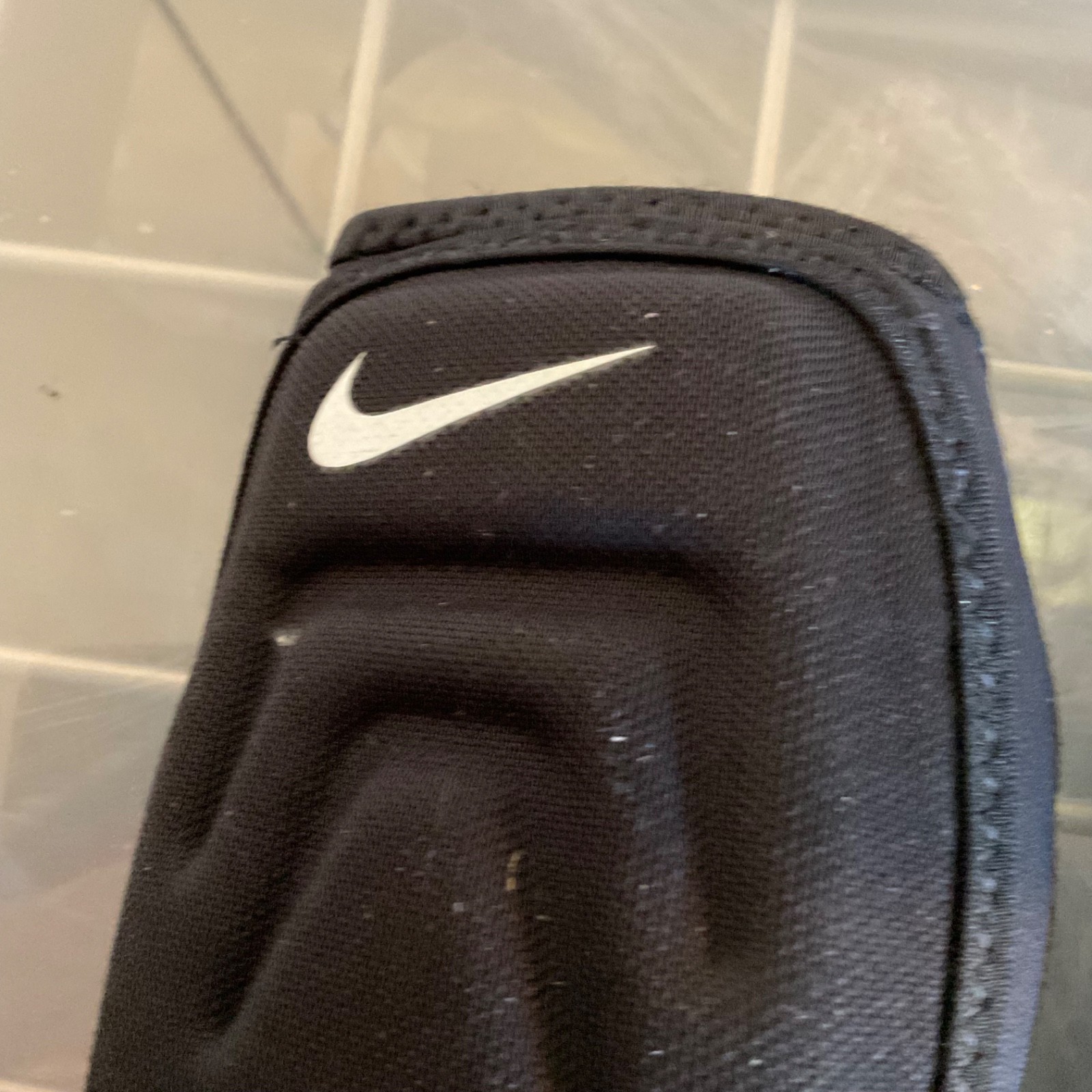 Nike Fit Dry Padded Wrist Forearm Guards Black Pair Adjustable - Image 7