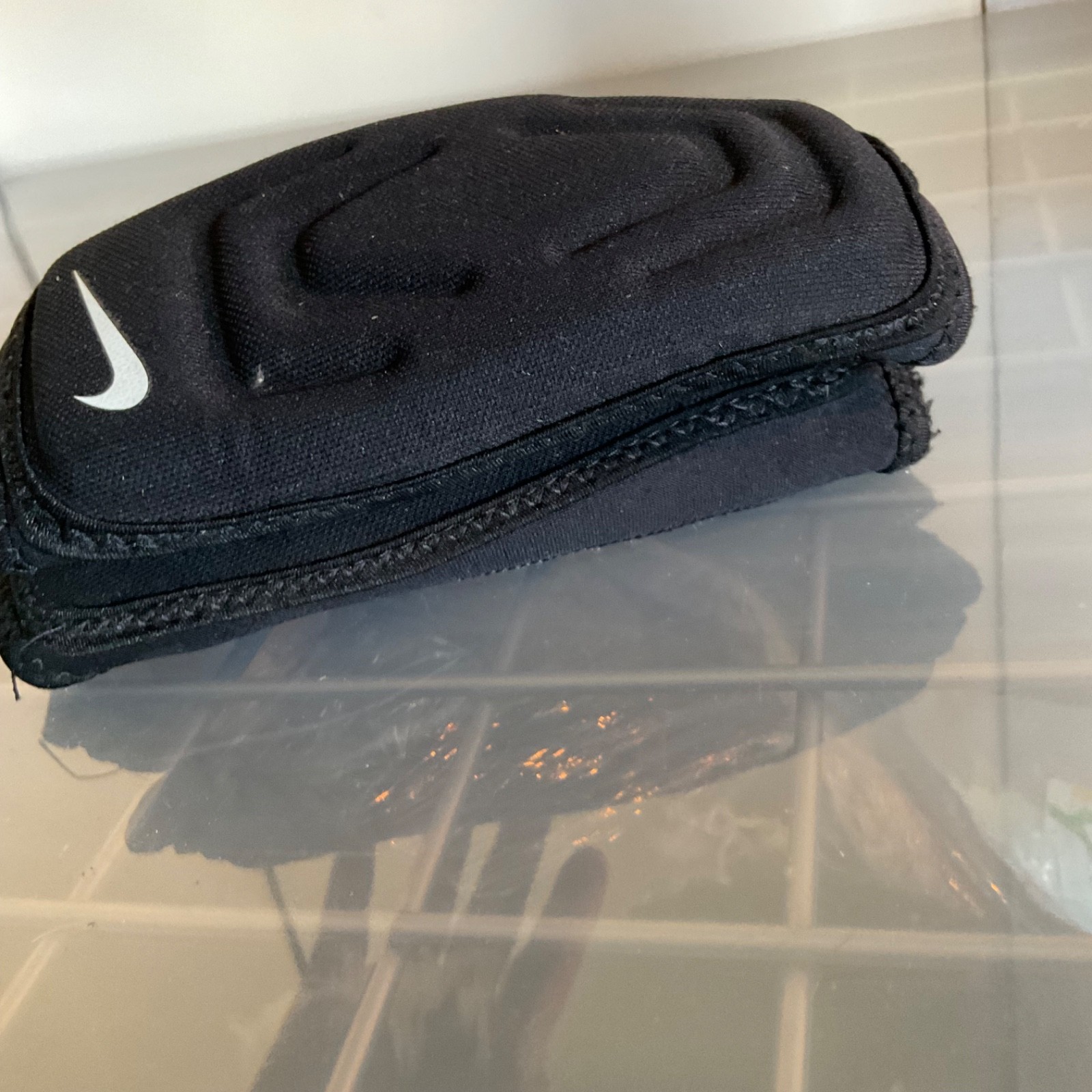Nike Fit Dry Padded Wrist Forearm Guards Black Pair Adjustable - Image 11