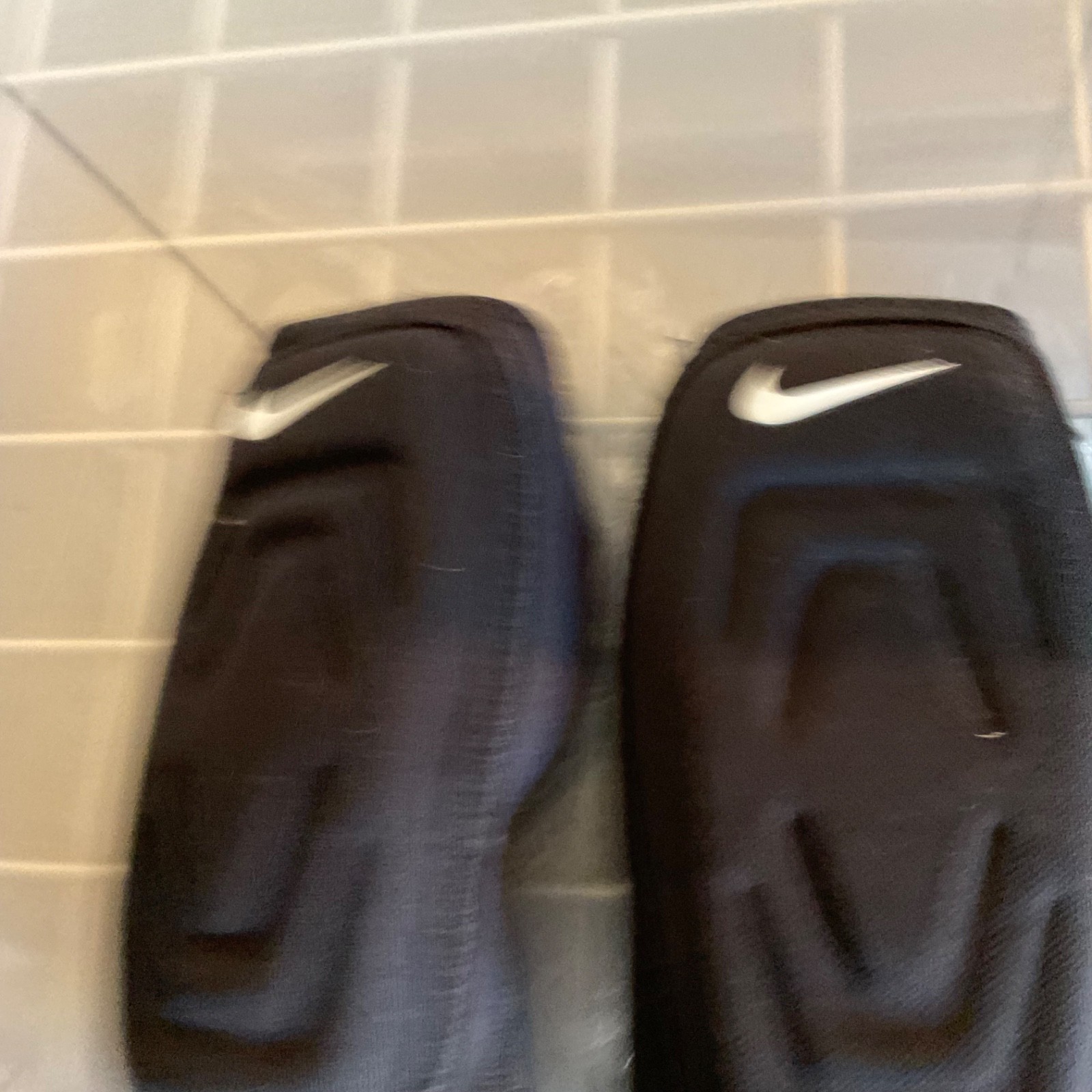 Nike Fit Dry Padded Wrist Forearm Guards Black Pair Adjustable - Image 13