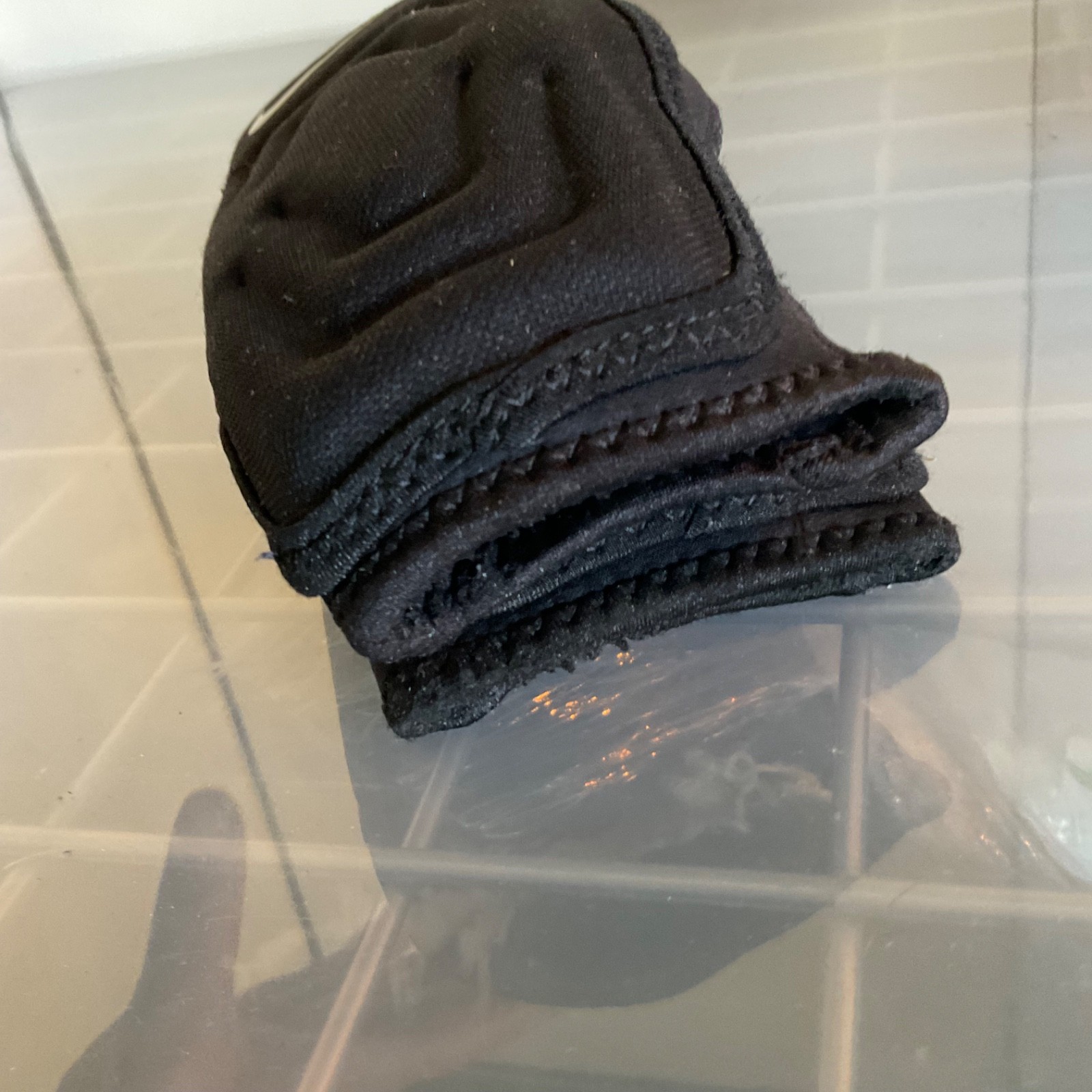 Nike Fit Dry Padded Wrist Forearm Guards Black Pair Adjustable - Image 12