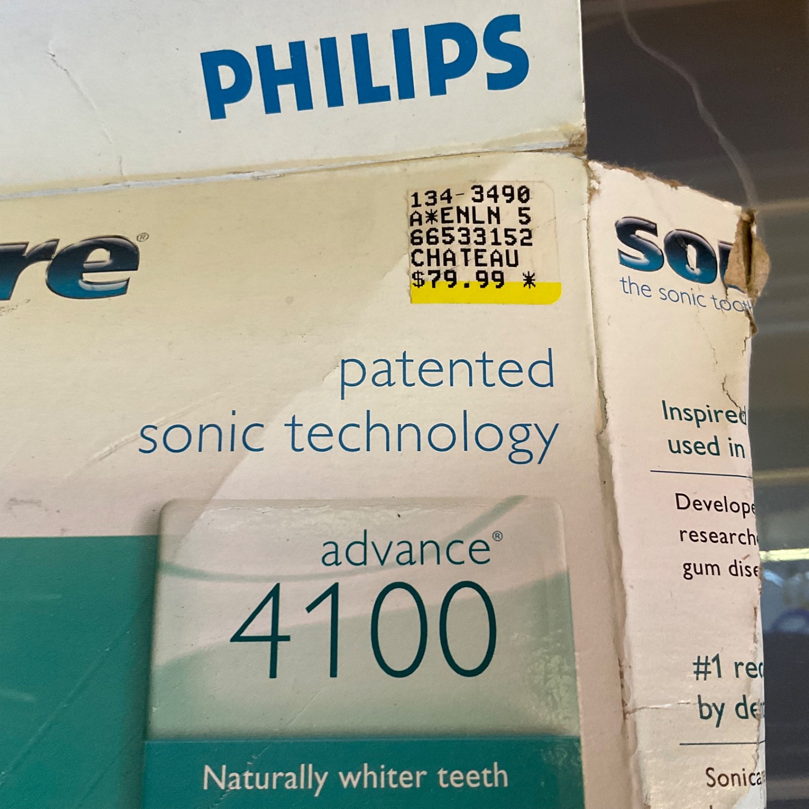 Philips Sonicare Advance 4100 HX4101 Toothbrush Unused Damaged Box - Image 4