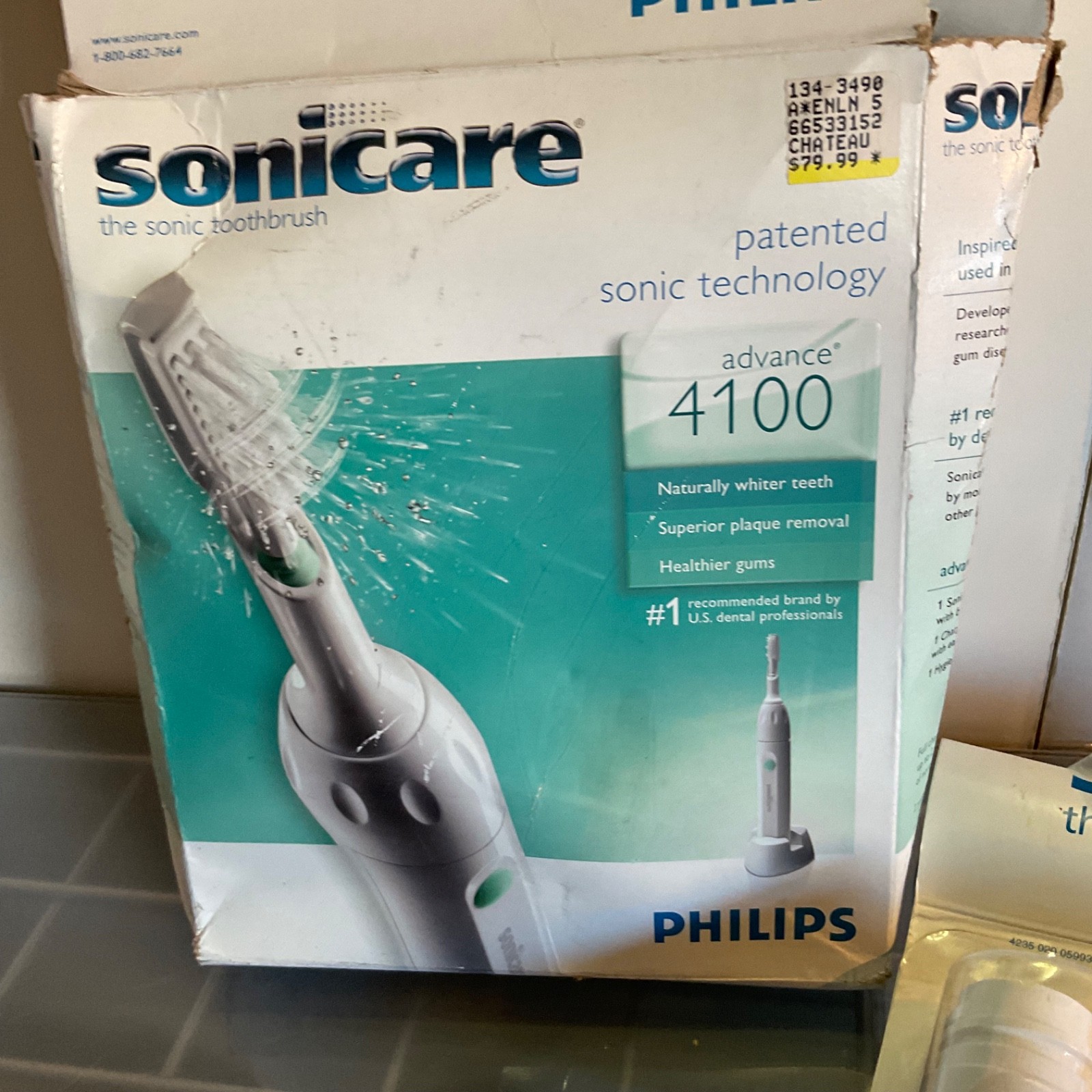 Philips Sonicare Advance 4100 HX4101 Toothbrush Unused Damaged Box - Image 8