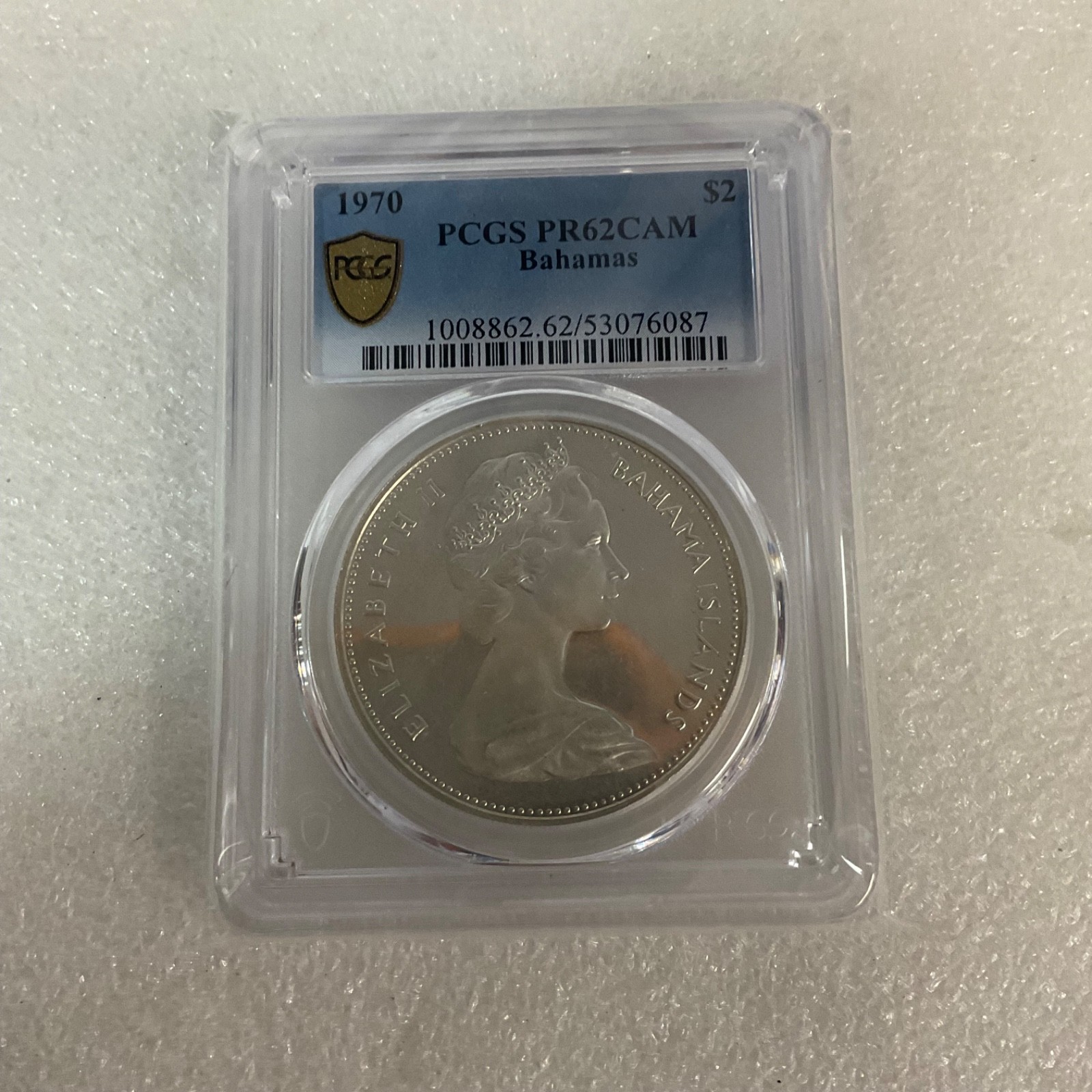 1970 $2 Bahamas Flamingos PCGS PR62CAM Cert#53076087 - Image 18