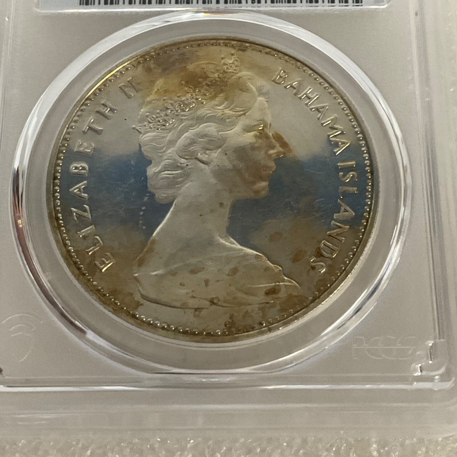1970 $2 Bahamas Flamingos PCGS PR64CAM Toned Cert#53076088 - Image 7