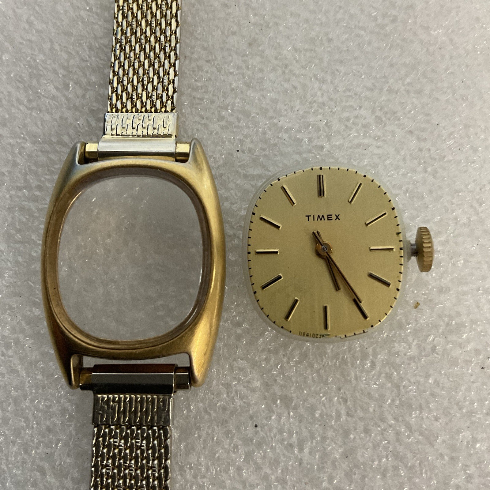 VTG Timex Mechphanic Wind Up Watch For Parts Not Working Great Britain - Image 2