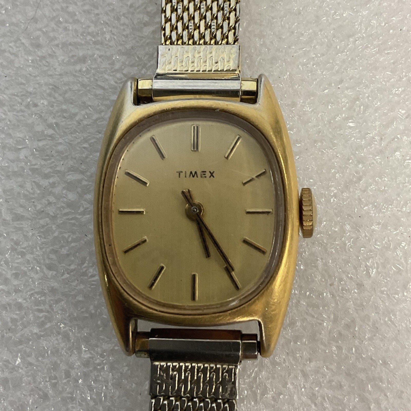 VTG Timex Mechphanic Wind Up Watch For Parts Not Working Great Britain - Image 1