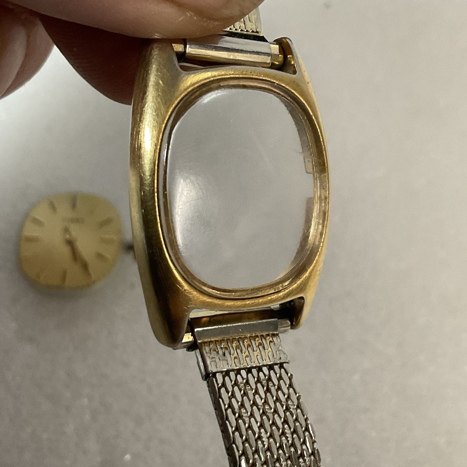 VTG Timex Mechphanic Wind Up Watch For Parts Not Working Great Britain - Image 4