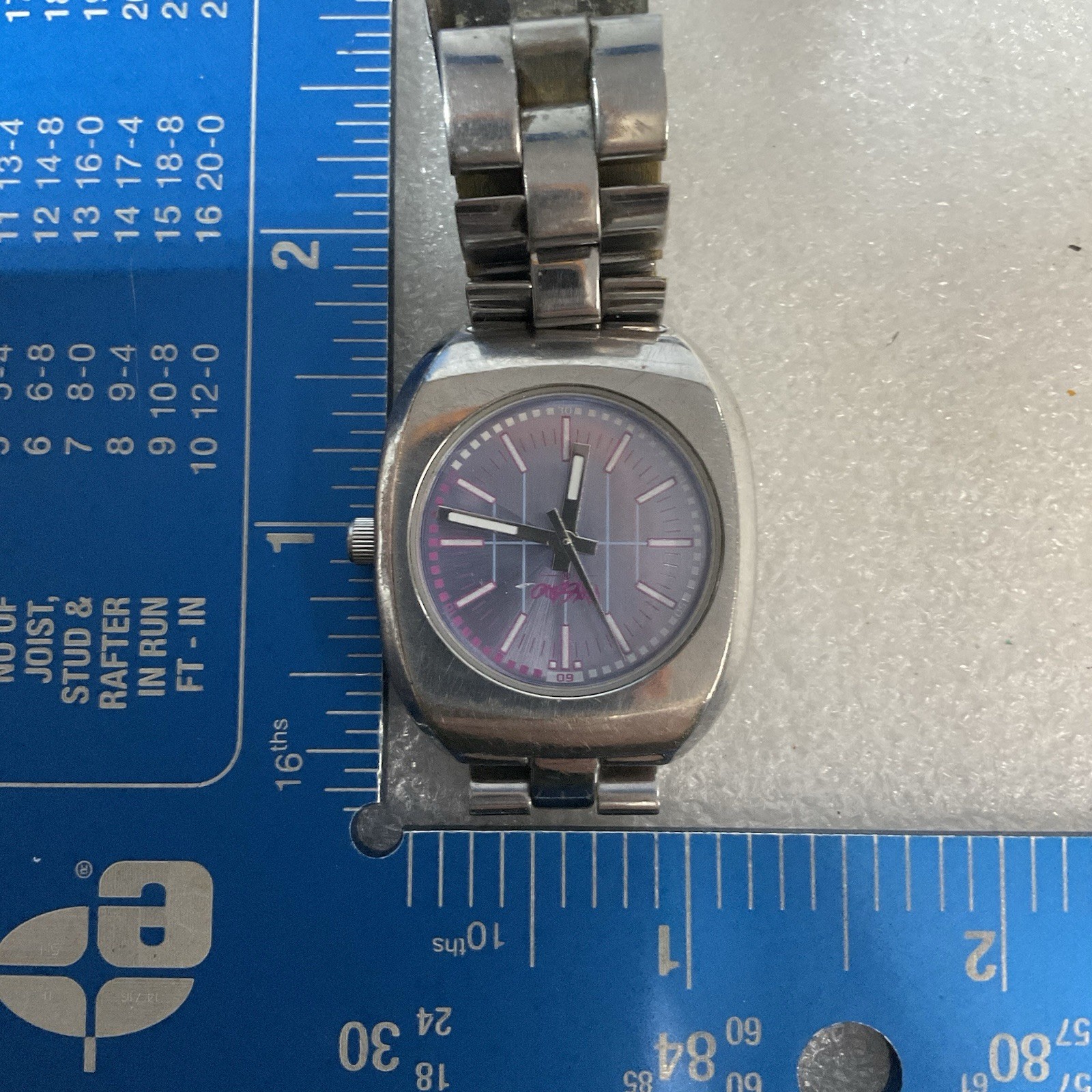 Mossimo Lavender Face Silver Color Stainless Watch - Image 10