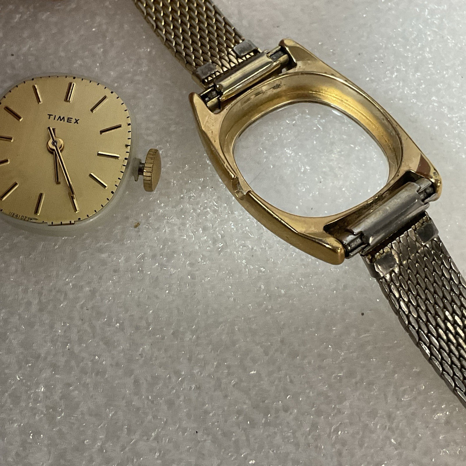 VTG Timex Mechphanic Wind Up Watch For Parts Not Working Great Britain - Image 6
