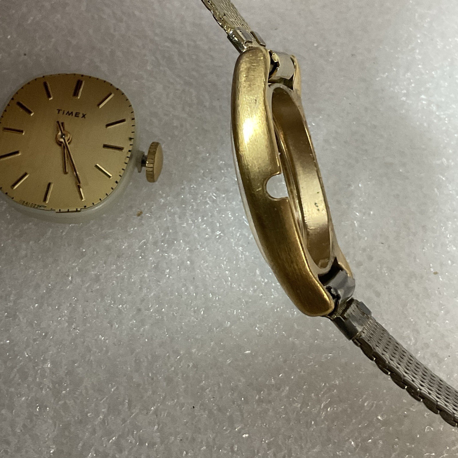VTG Timex Mechphanic Wind Up Watch For Parts Not Working Great Britain - Image 8
