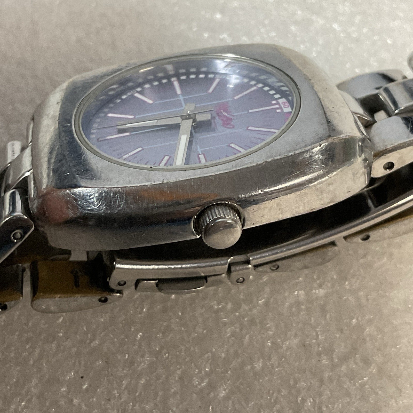 Mossimo Lavender Face Silver Color Stainless Watch - Image 12