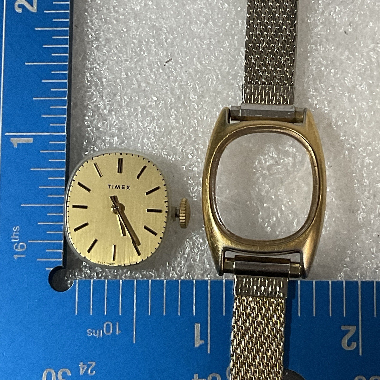 VTG Timex Mechphanic Wind Up Watch For Parts Not Working Great Britain - Image 16