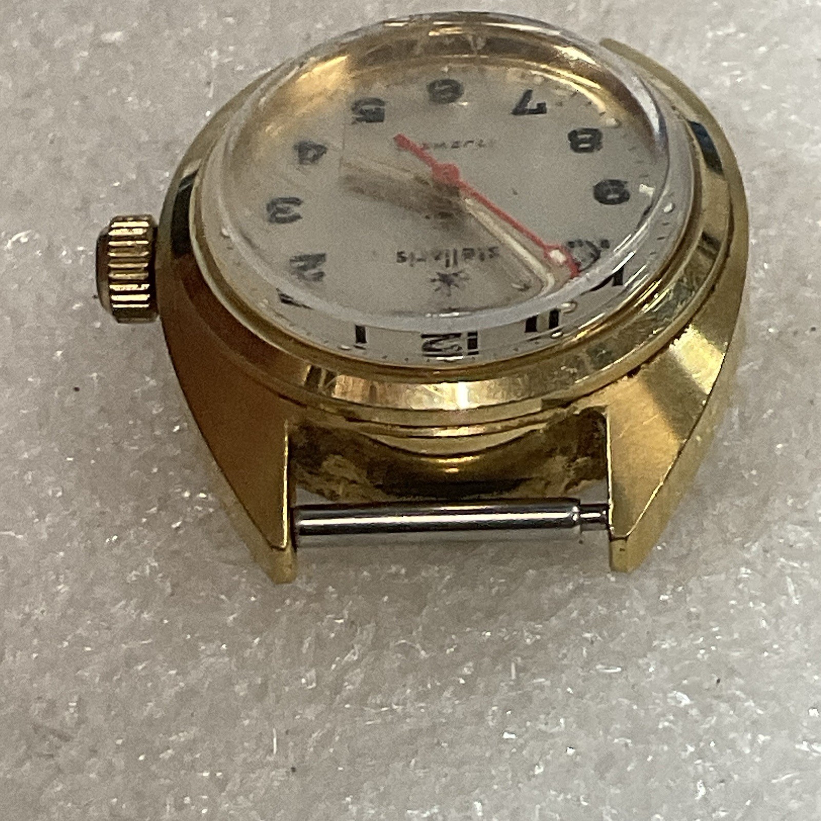 Stellaris 17 Jewels Japan Watch No Band Untested For Parts Not Working - Image 7