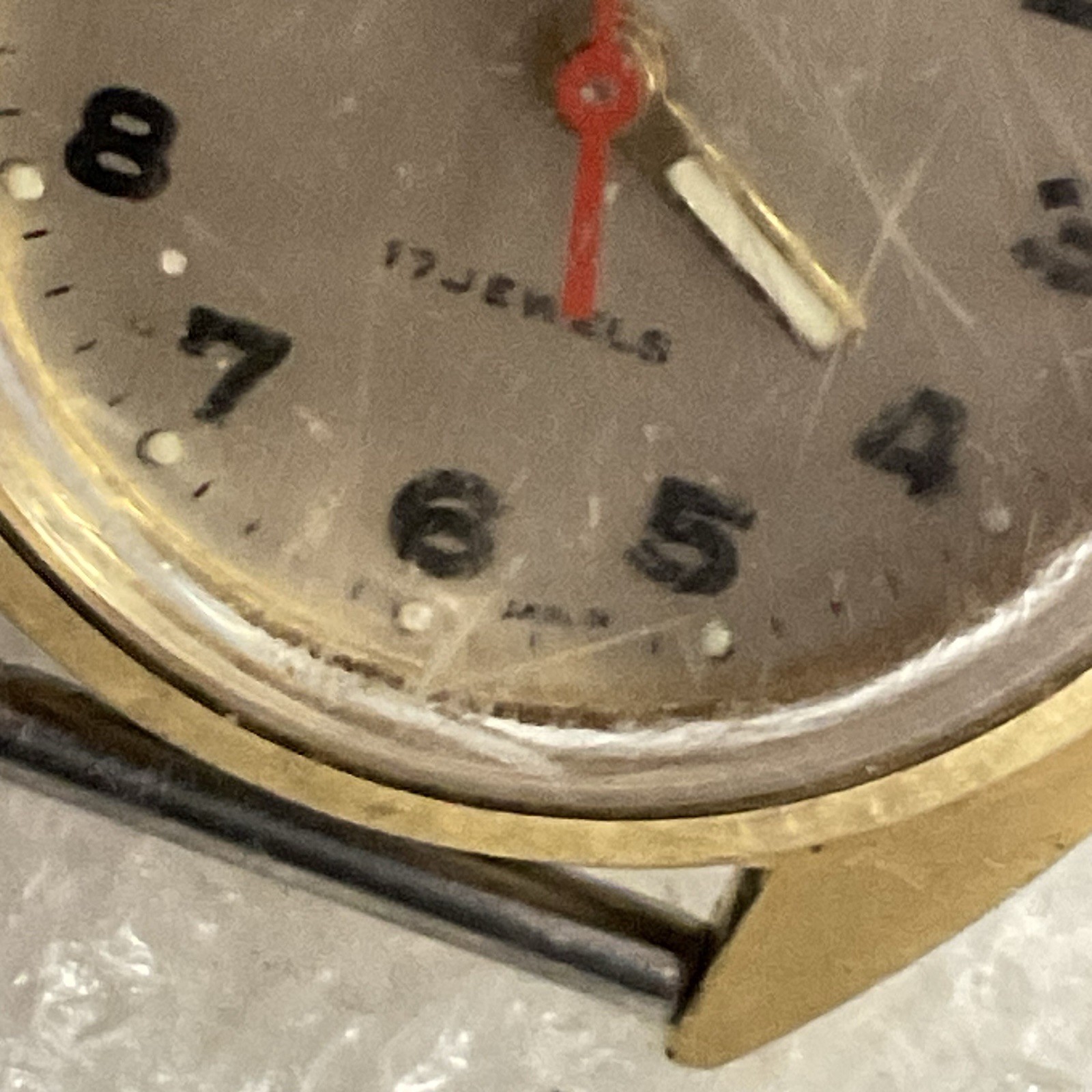 Stellaris 17 Jewels Japan Watch No Band Untested For Parts Not Working - Image 11
