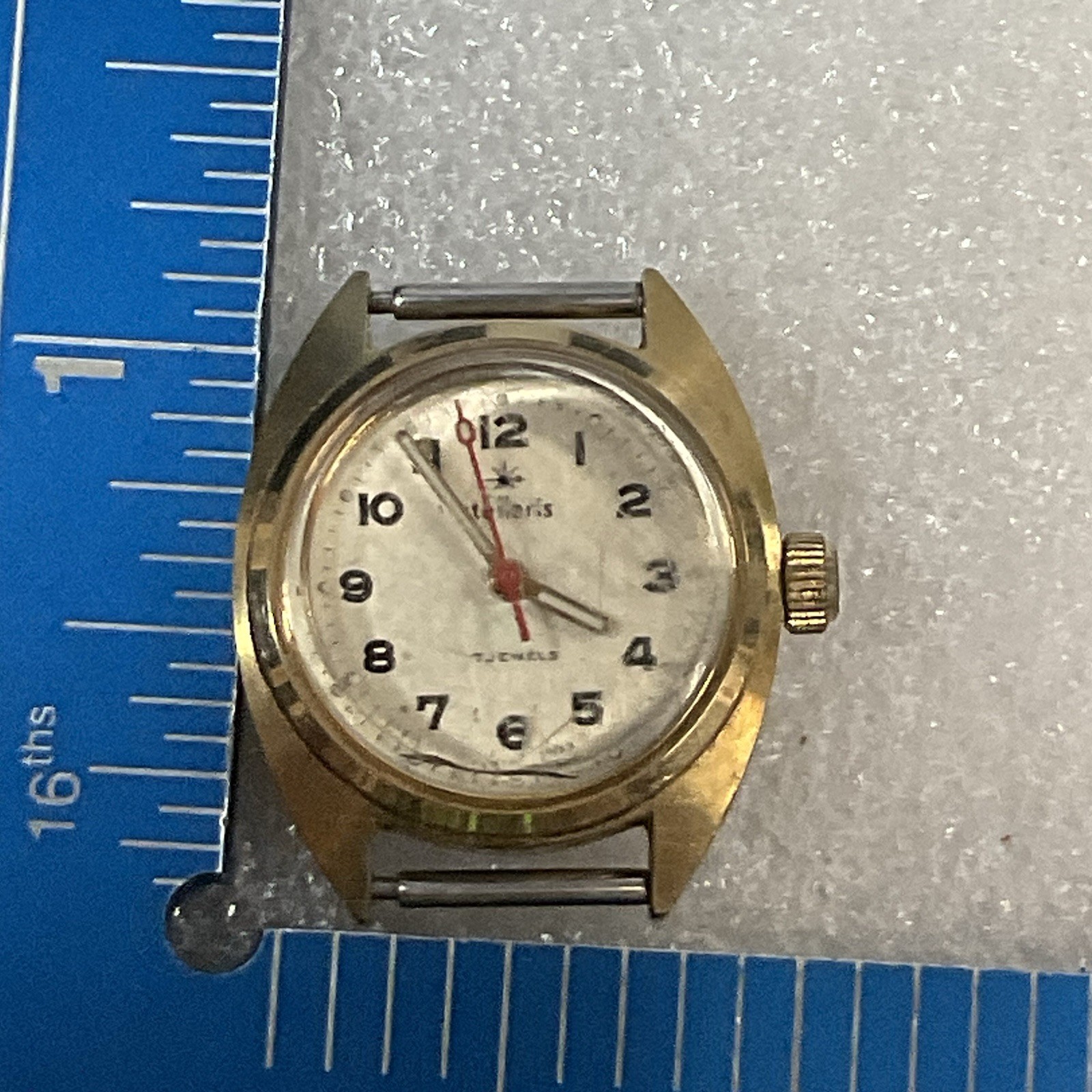 Stellaris 17 Jewels Japan Watch No Band Untested For Parts Not Working - Image 13