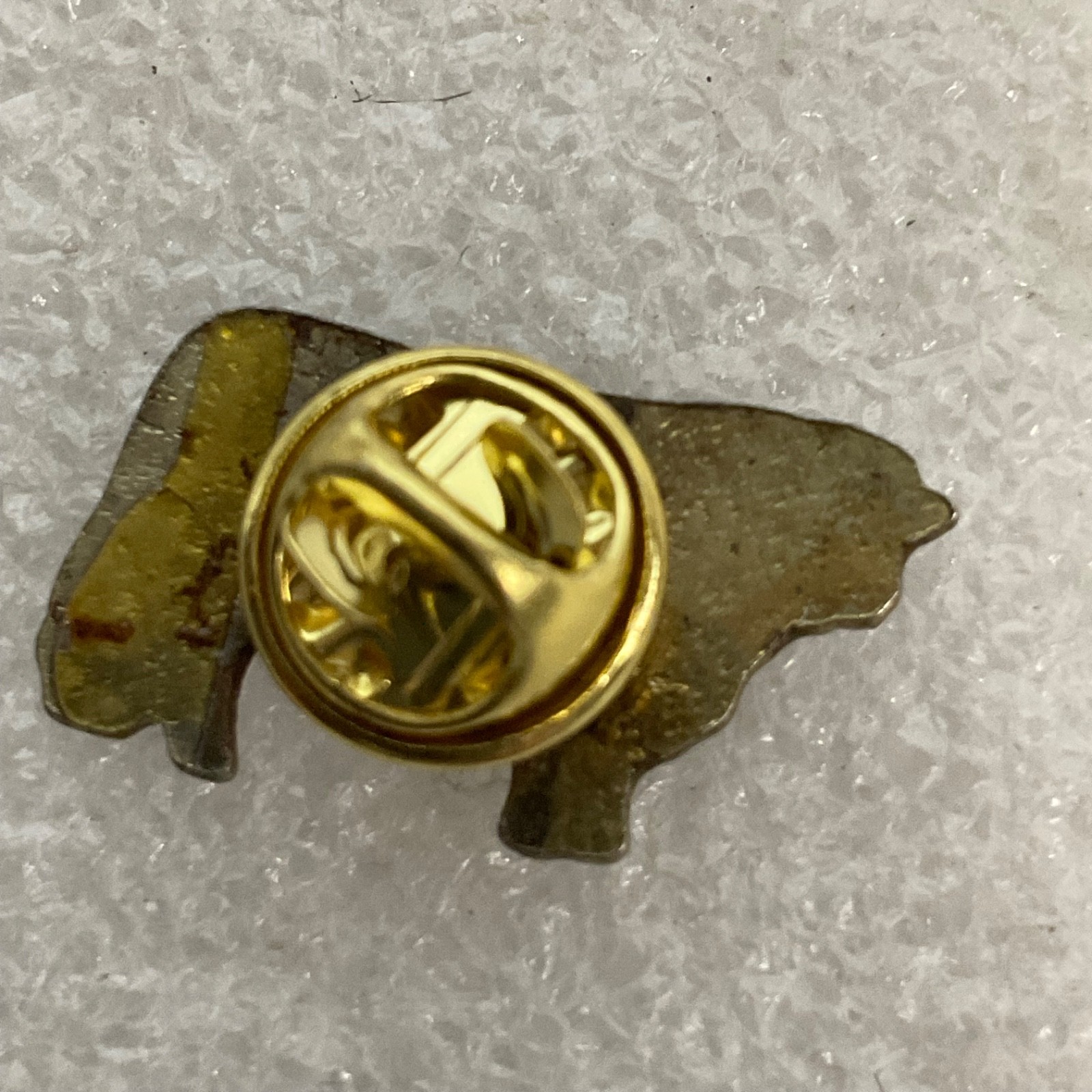 Vintage Brown Cow Pin 1in Enamel Metal Lapel Badge Farm Animal Design - Image 5