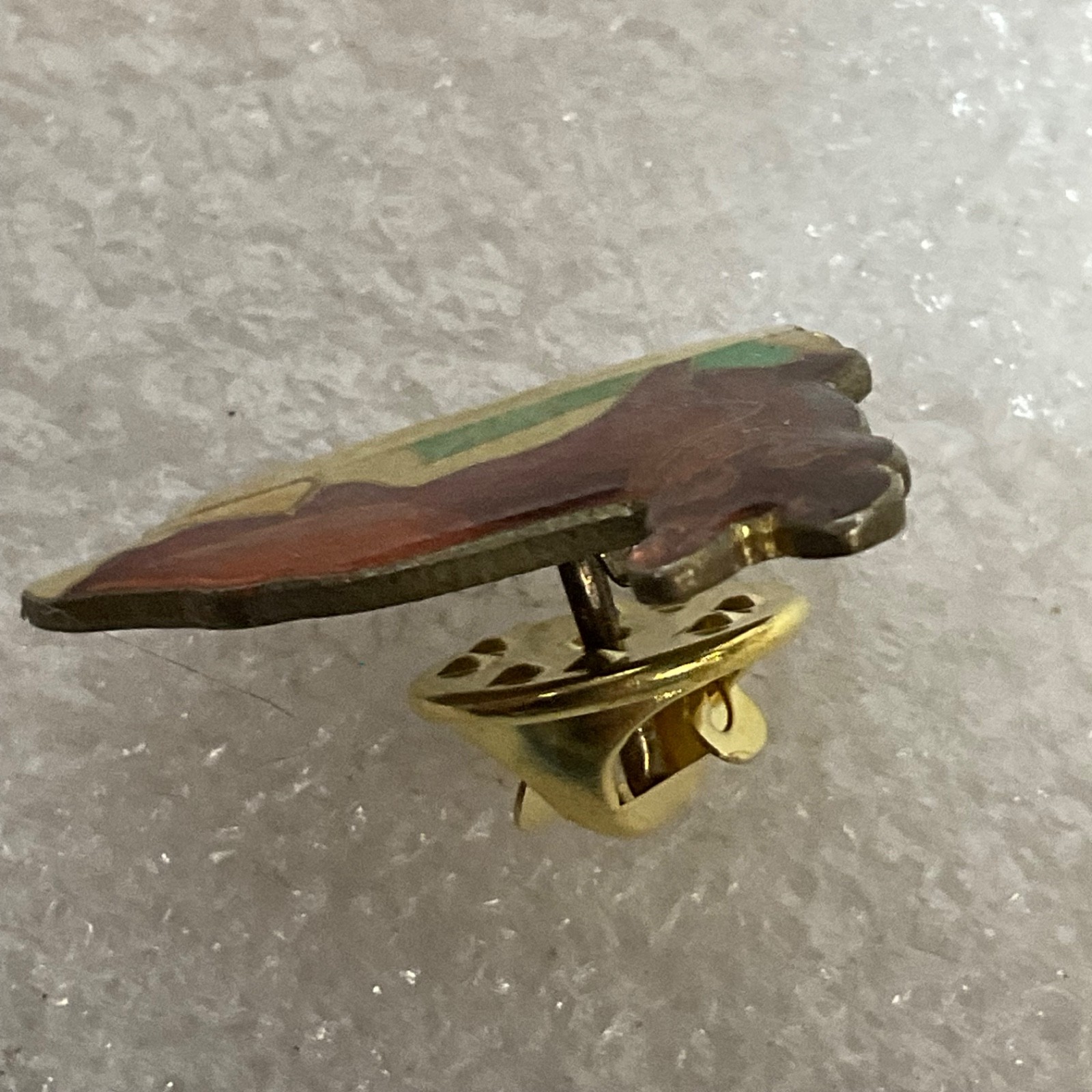 Vintage Red Fox Lapel Pin 1in Gold Tone Enamel Animal Design Wildlife Lot - Image 6