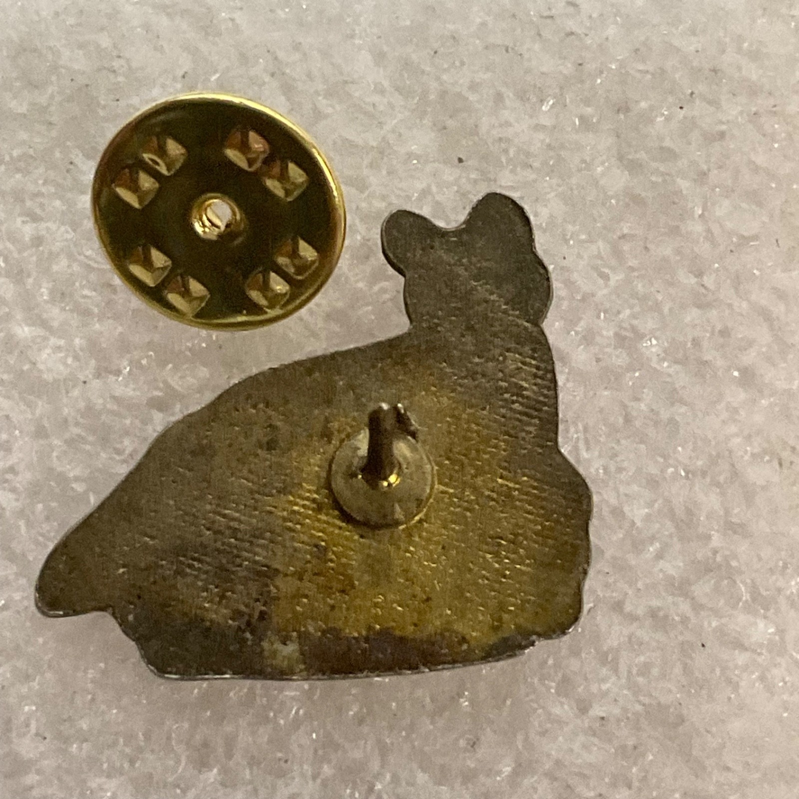 Vintage Red Fox Lapel Pin 1in Gold Tone Enamel Animal Design Wildlife Lot - Image 4
