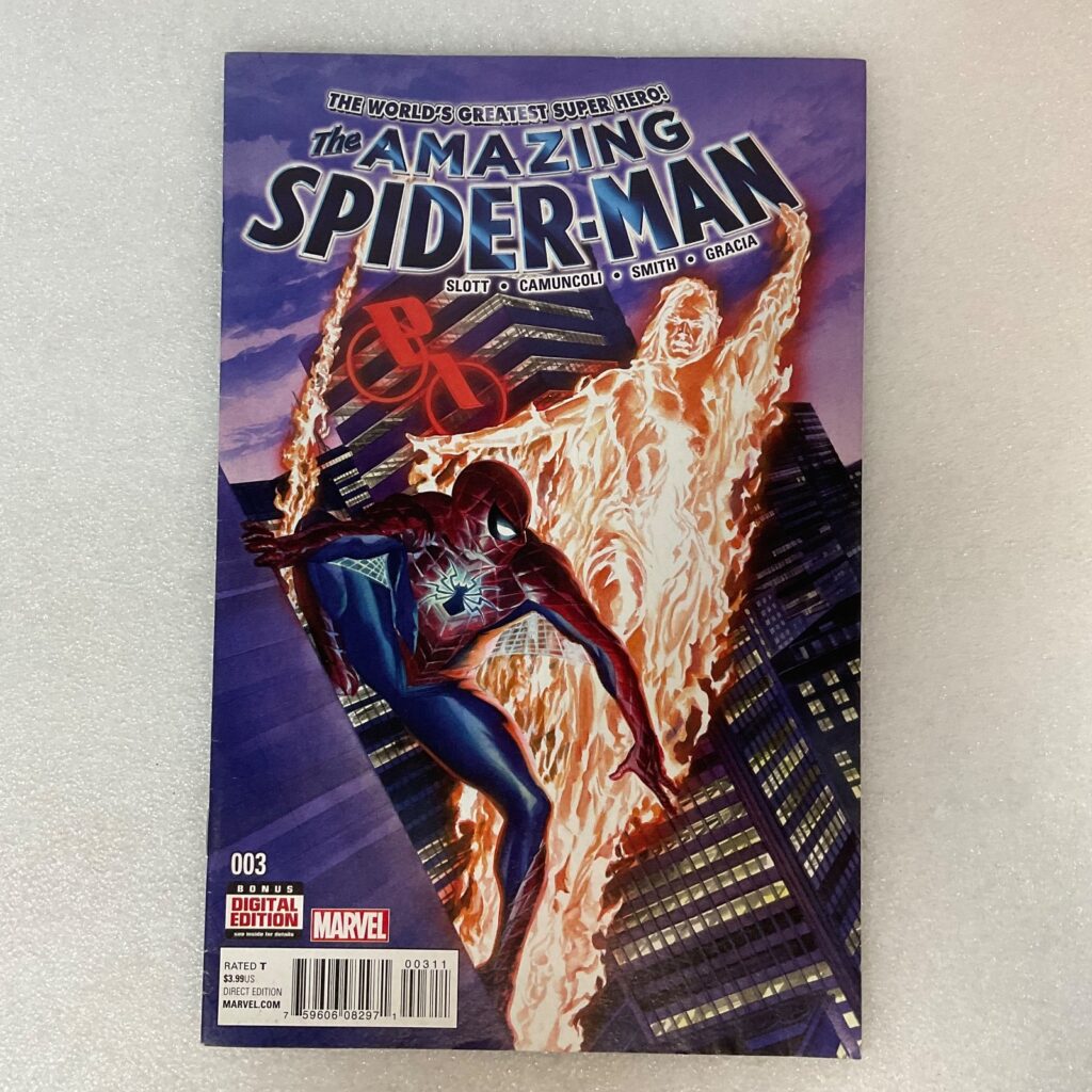 Amazing Spider-Man #3 2016 Marvel Comic Alex Ross Cover - Image 1