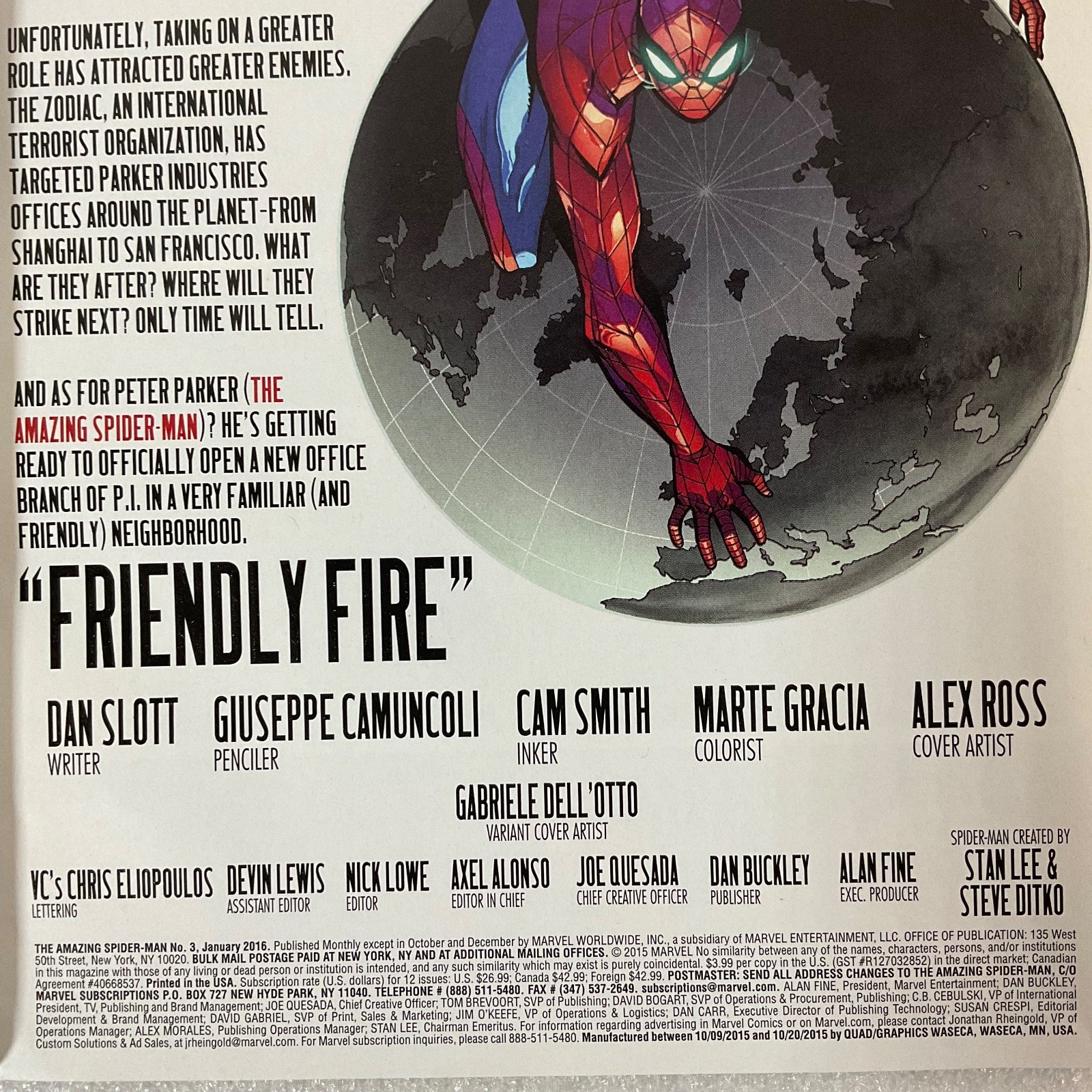 Amazing Spider-Man #3 2016 Marvel Comic Alex Ross Cover - Image 4
