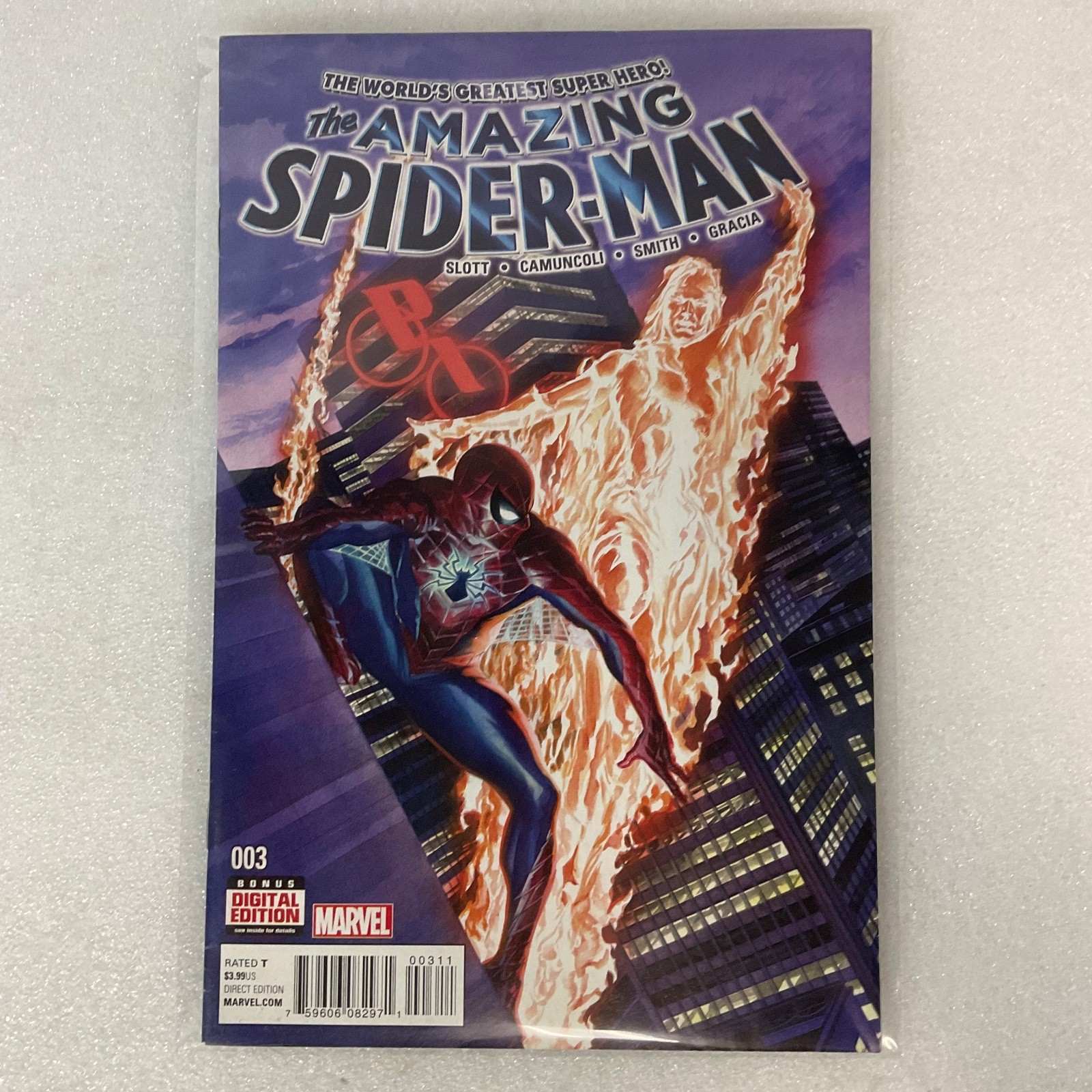 Amazing Spider-Man #3 2016 Marvel Comic Alex Ross Cover - Image 13