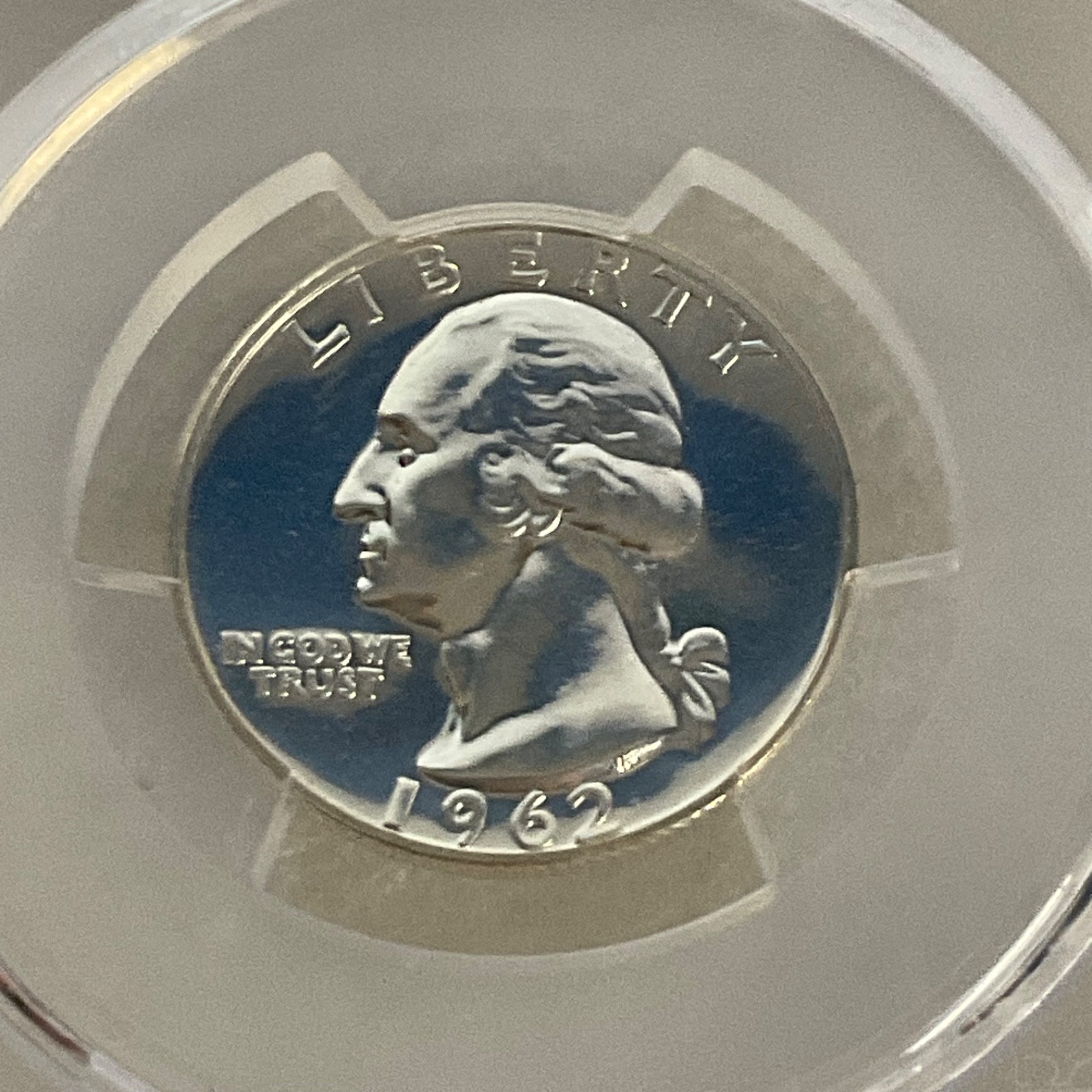 1962 25C United States Washington Quarter PCGS PR67 Cert#53505440 - Image 8