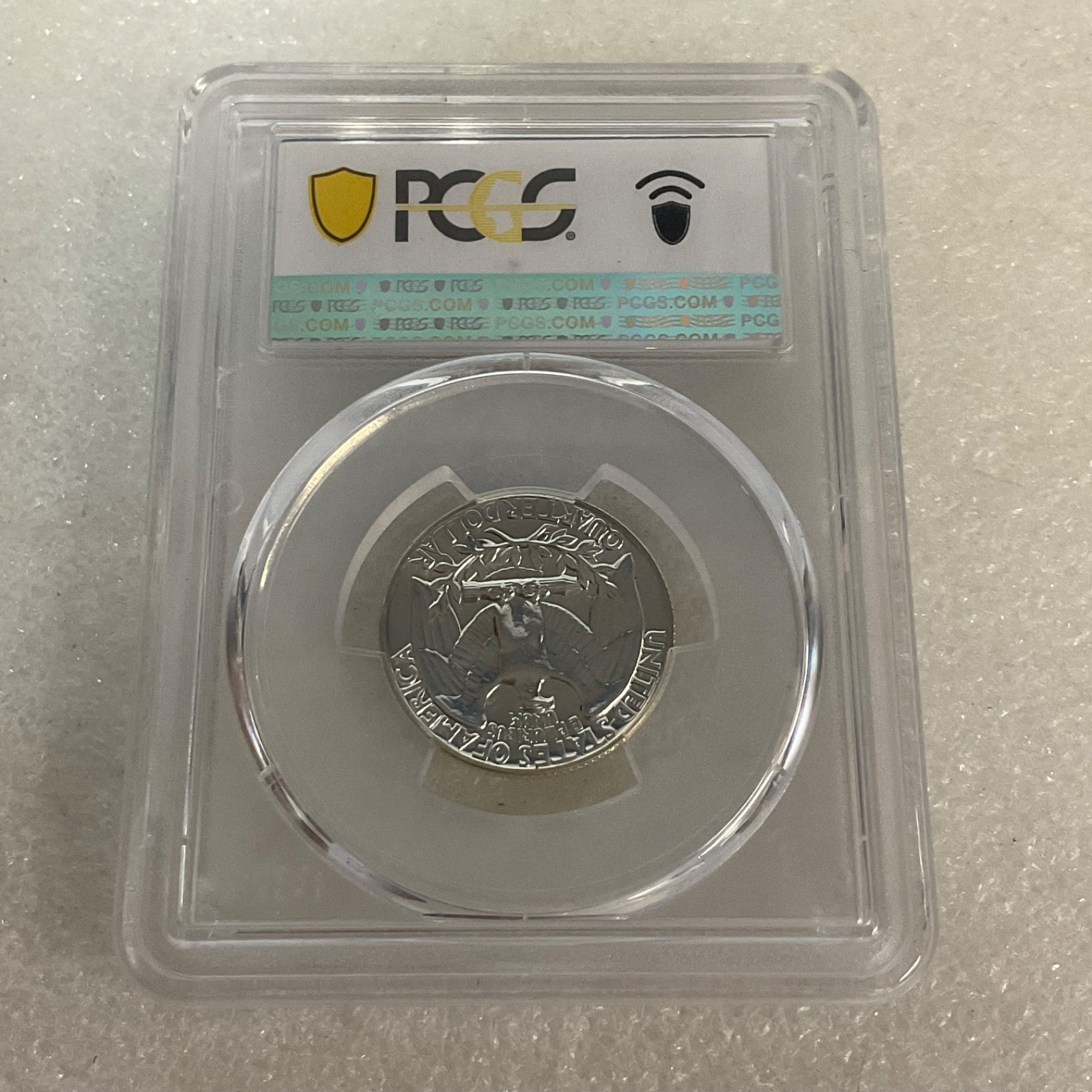 1962 25C United States Washington Quarter PCGS PR67 Cert#53505440 - Image 7