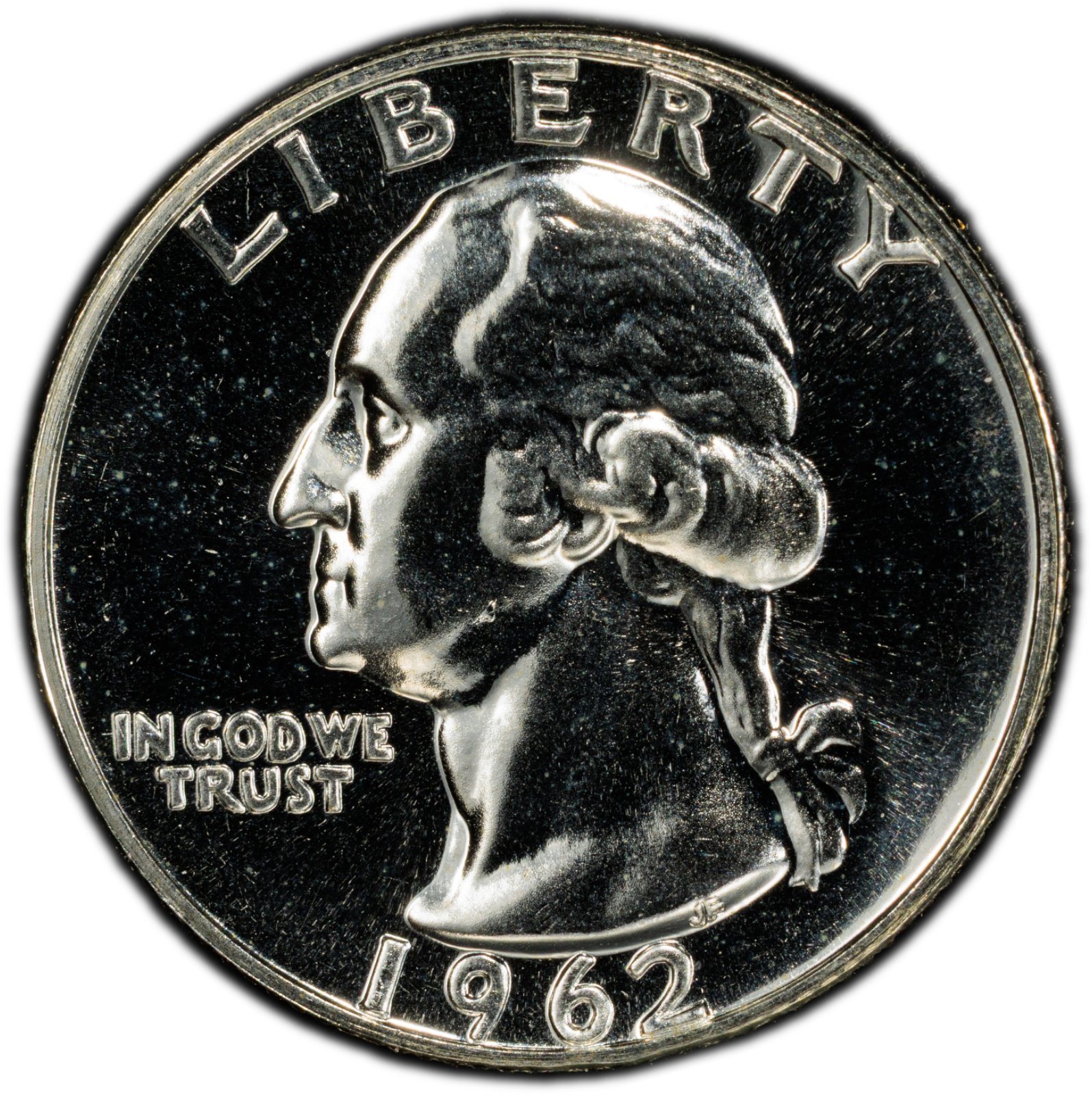 1962 25C United States Washington Quarter PCGS PR67 Cert#53505440 - Image 4