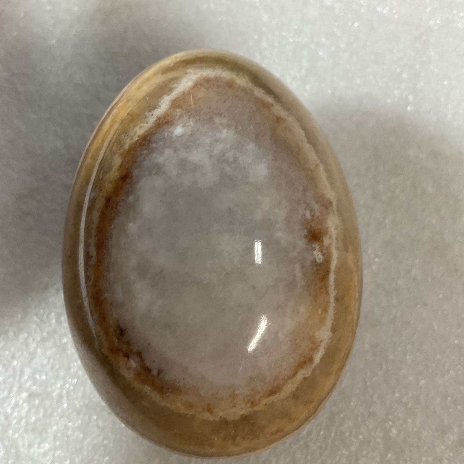 Polished Stone 3” Egg Decoration Paperweight - Image 2