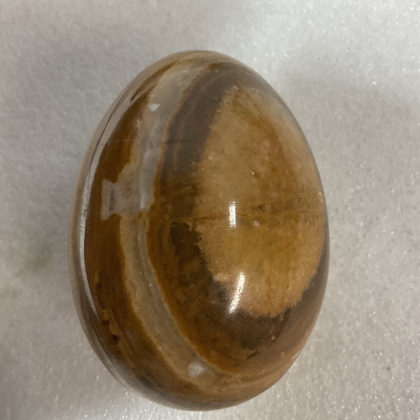 Polished Stone 3” Egg Decoration Paperweight - Image 4