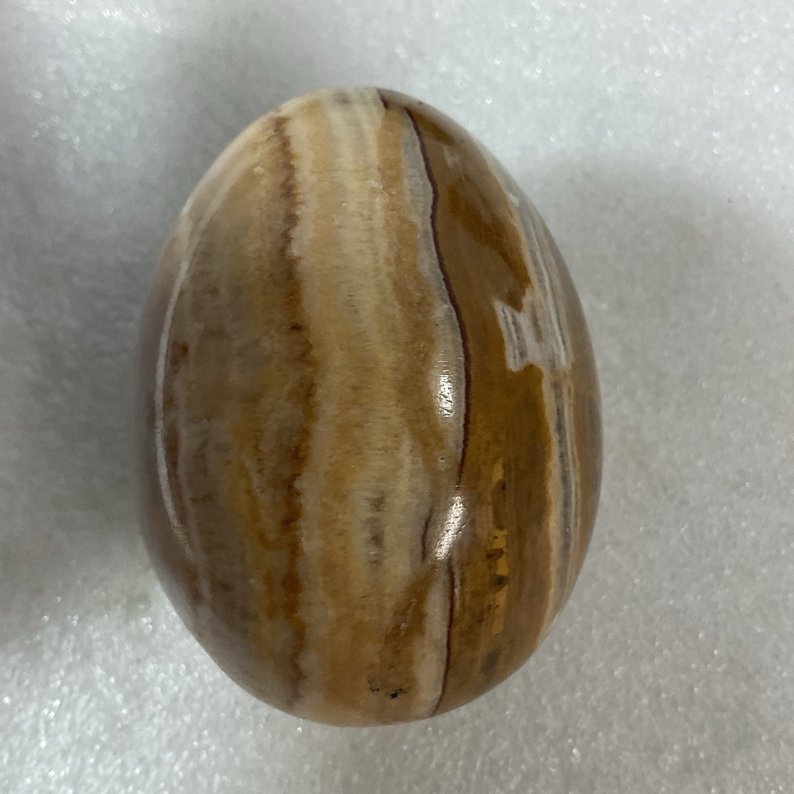 Polished Stone 3” Egg Decoration Paperweight - Image 3