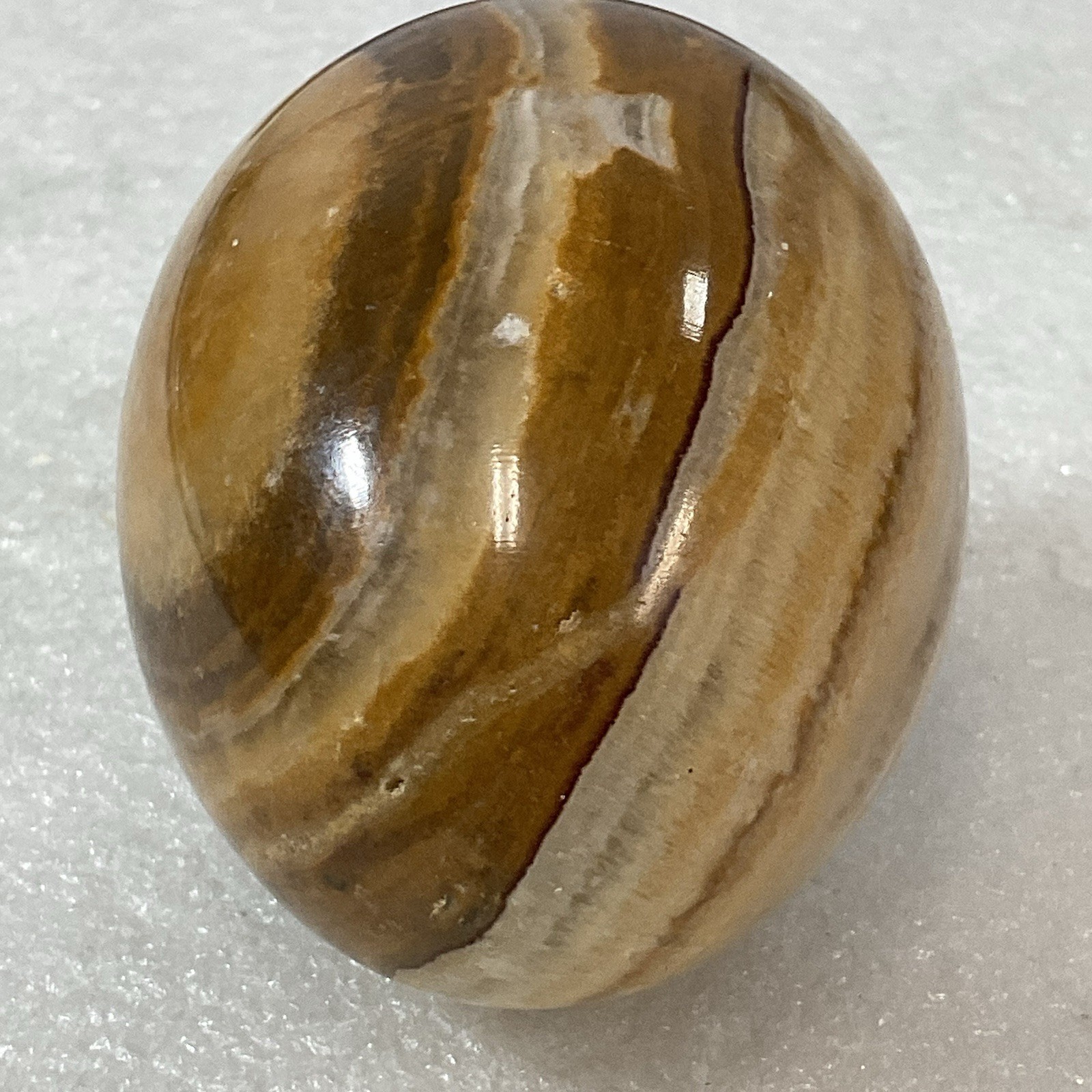 Polished Stone 3” Egg Decoration Paperweight - Image 9