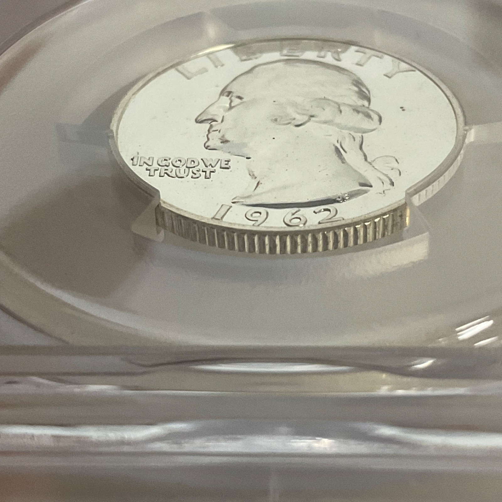 1962 25C United States Washington Quarter PCGS PR66 Gold Shield Cert#53505439 - Image 12