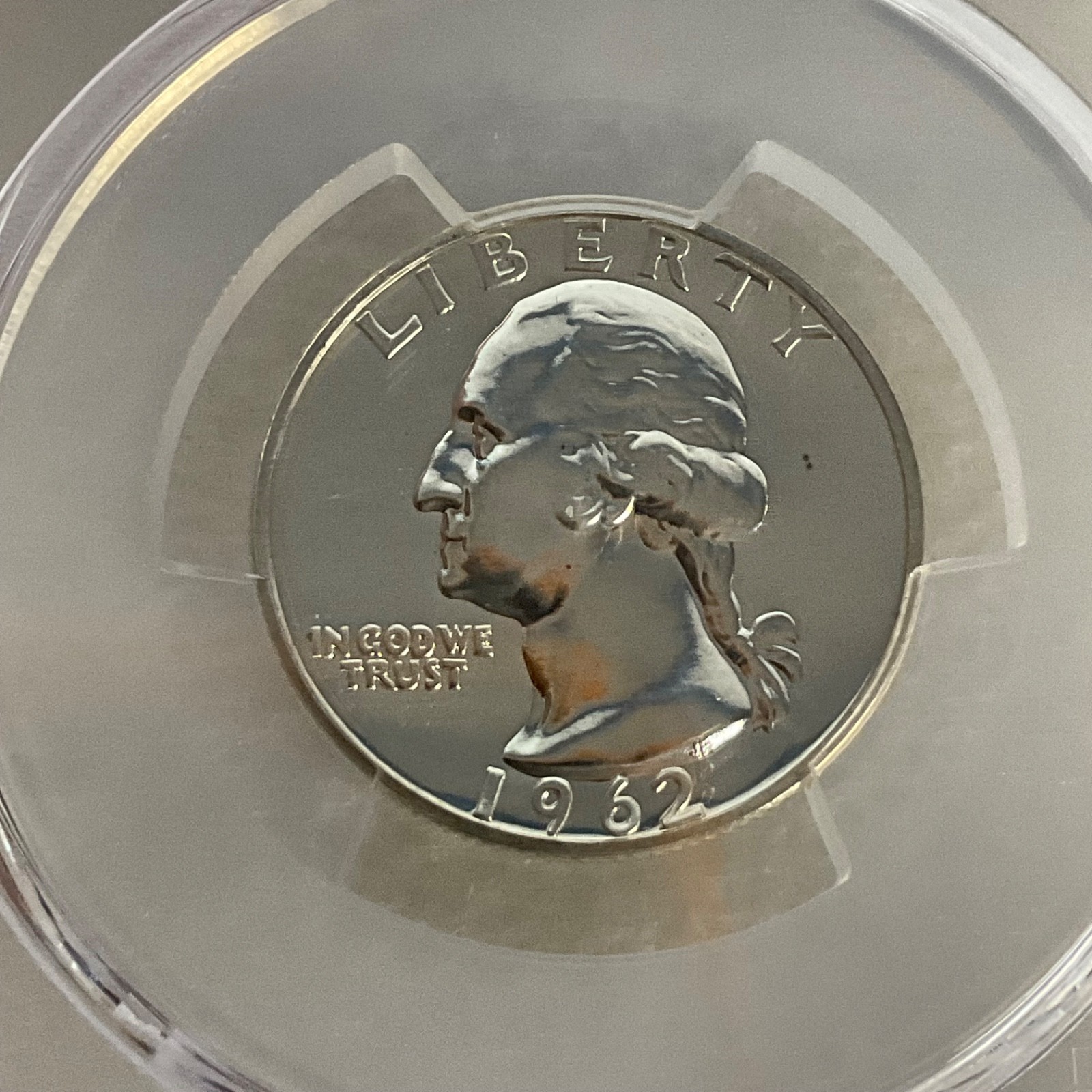 1962 25C United States Washington Quarter PCGS PR66 Gold Shield Cert#53505439 - Image 17