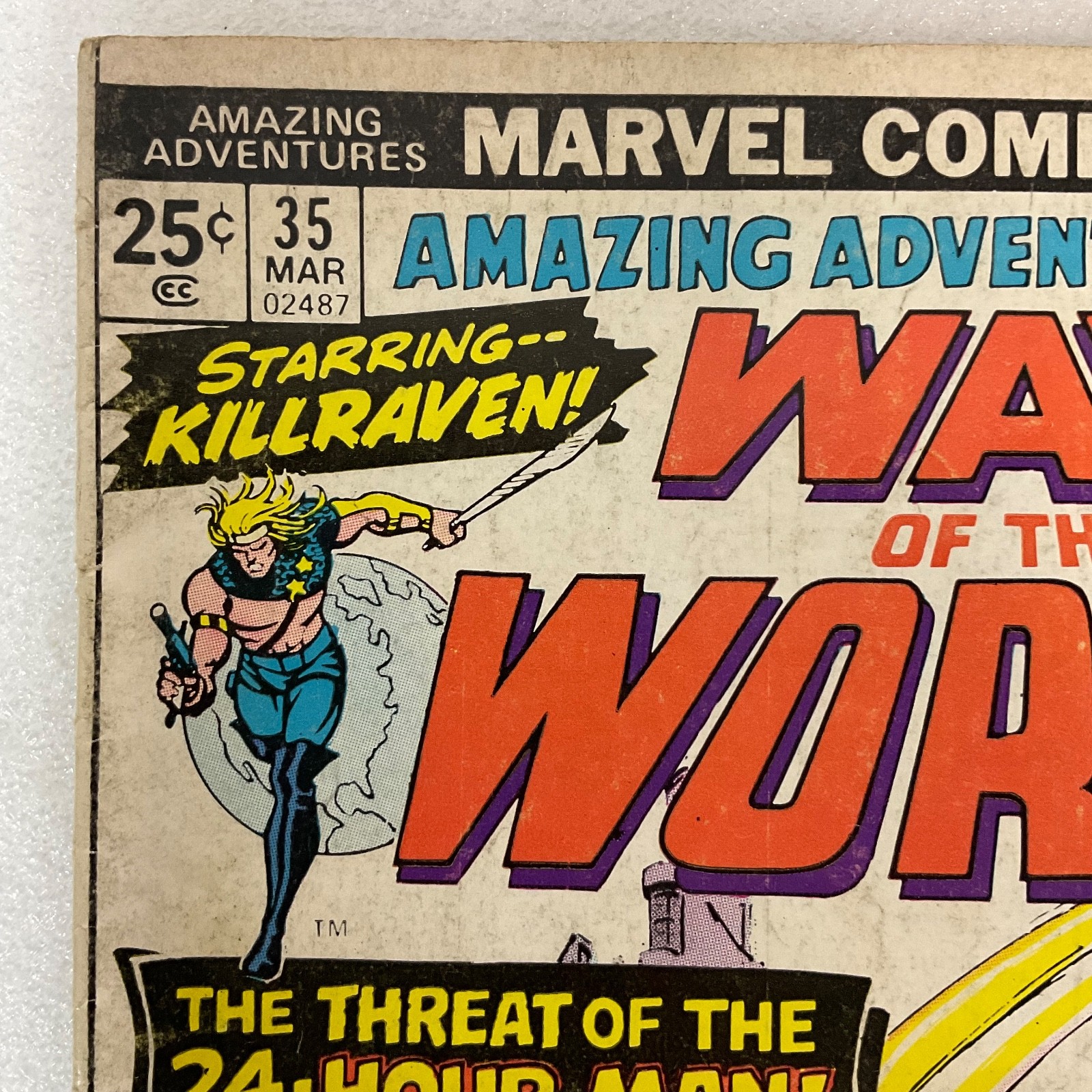 Amazing Adventures #35 War of the Worlds Killraven Marvel 1976 Comic - Image 5