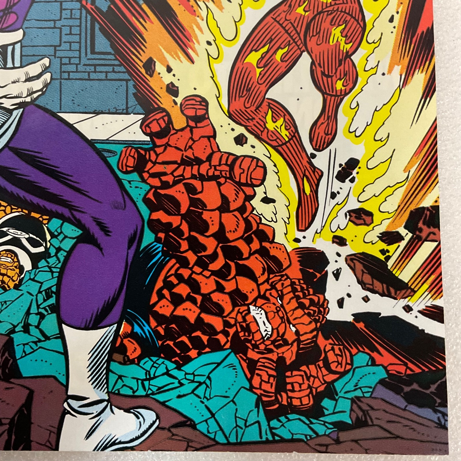 Fantastic Four #322 Marvel 1989 Human Torch vs Graviton Comic Book - Image 7