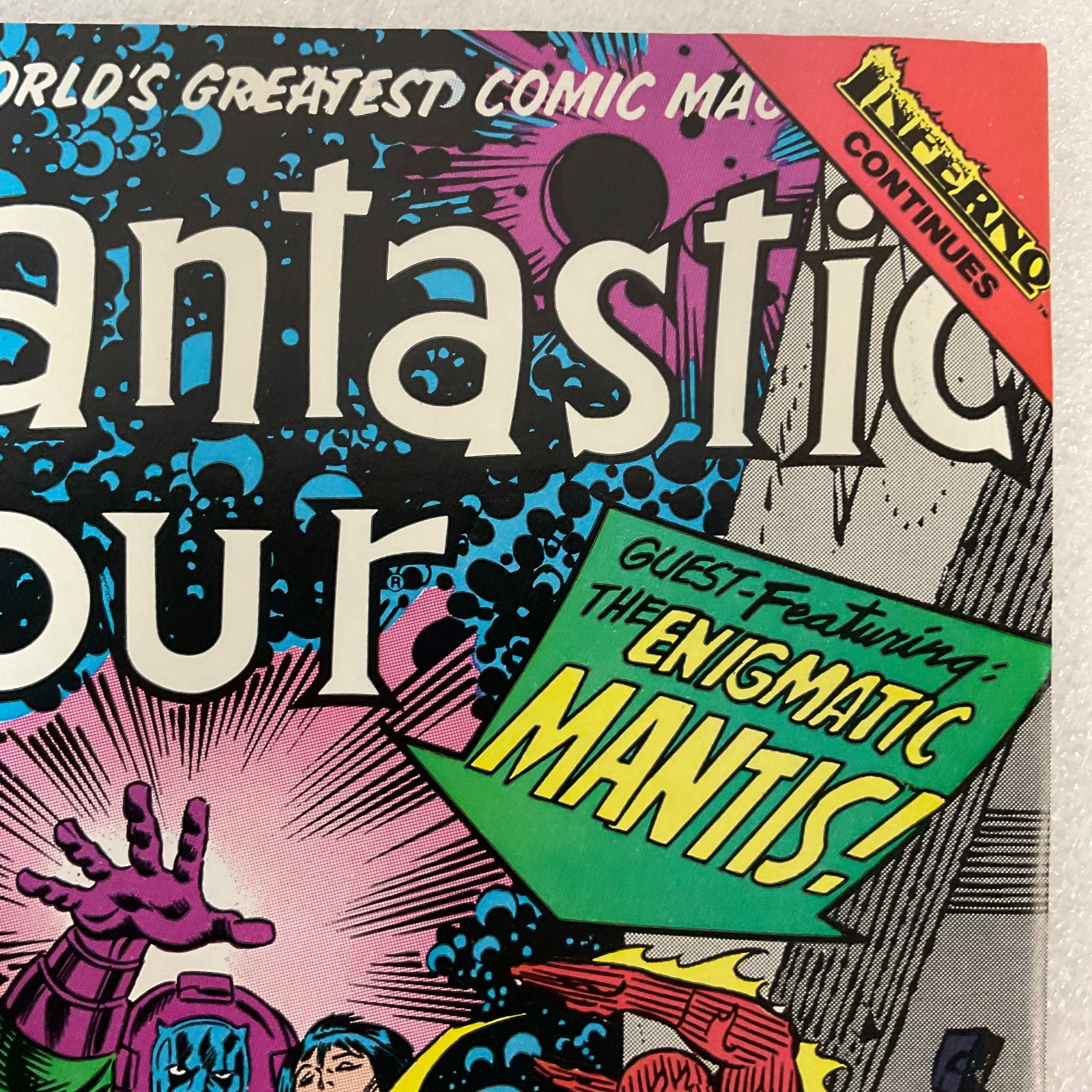 Fantastic Four #322 1989 Marvel Comic Human Torch Battles Graviton - Image 6