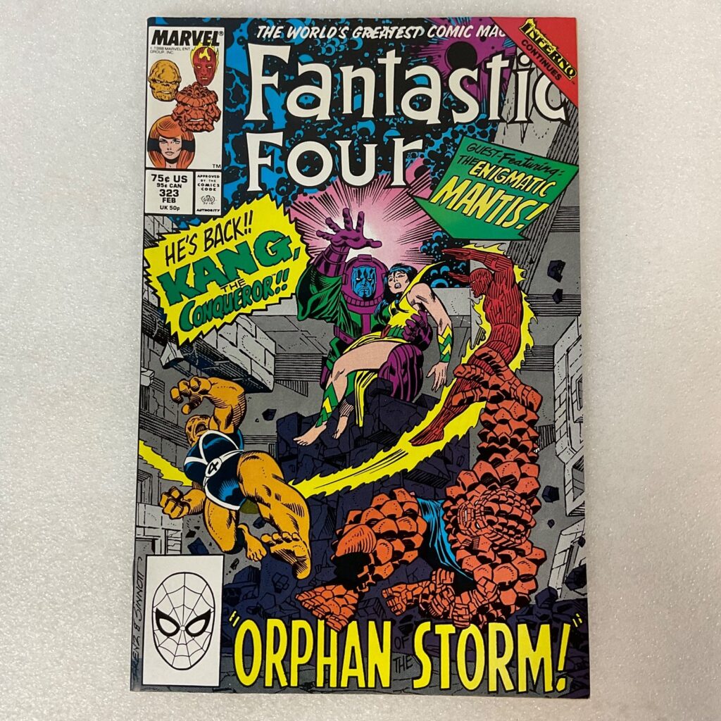 Fantastic Four #322 Marvel Inferno Tie-In Human Torch vs Graviton - Image 1