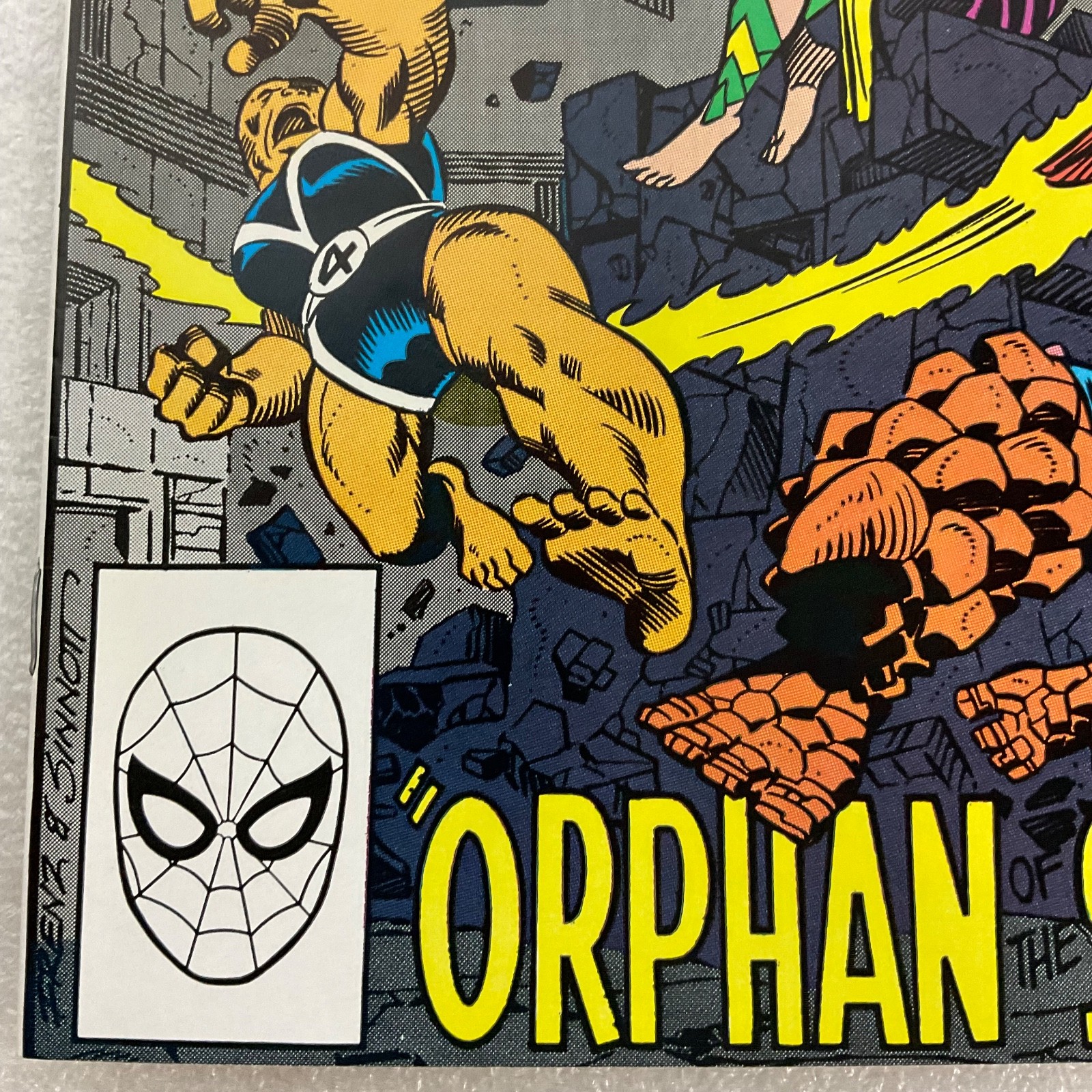 Fantastic Four #322 1989 Marvel Comic Human Torch Battles Graviton - Image 8