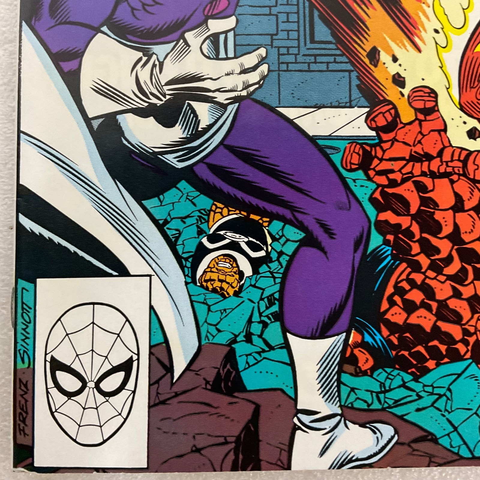 Fantastic Four #322 Marvel 1989 Human Torch vs Graviton Comic Book - Image 8