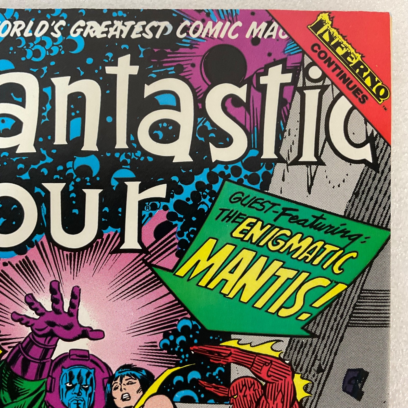 Fantastic Four #322 Marvel Inferno Tie-In Human Torch vs Graviton - Image 6