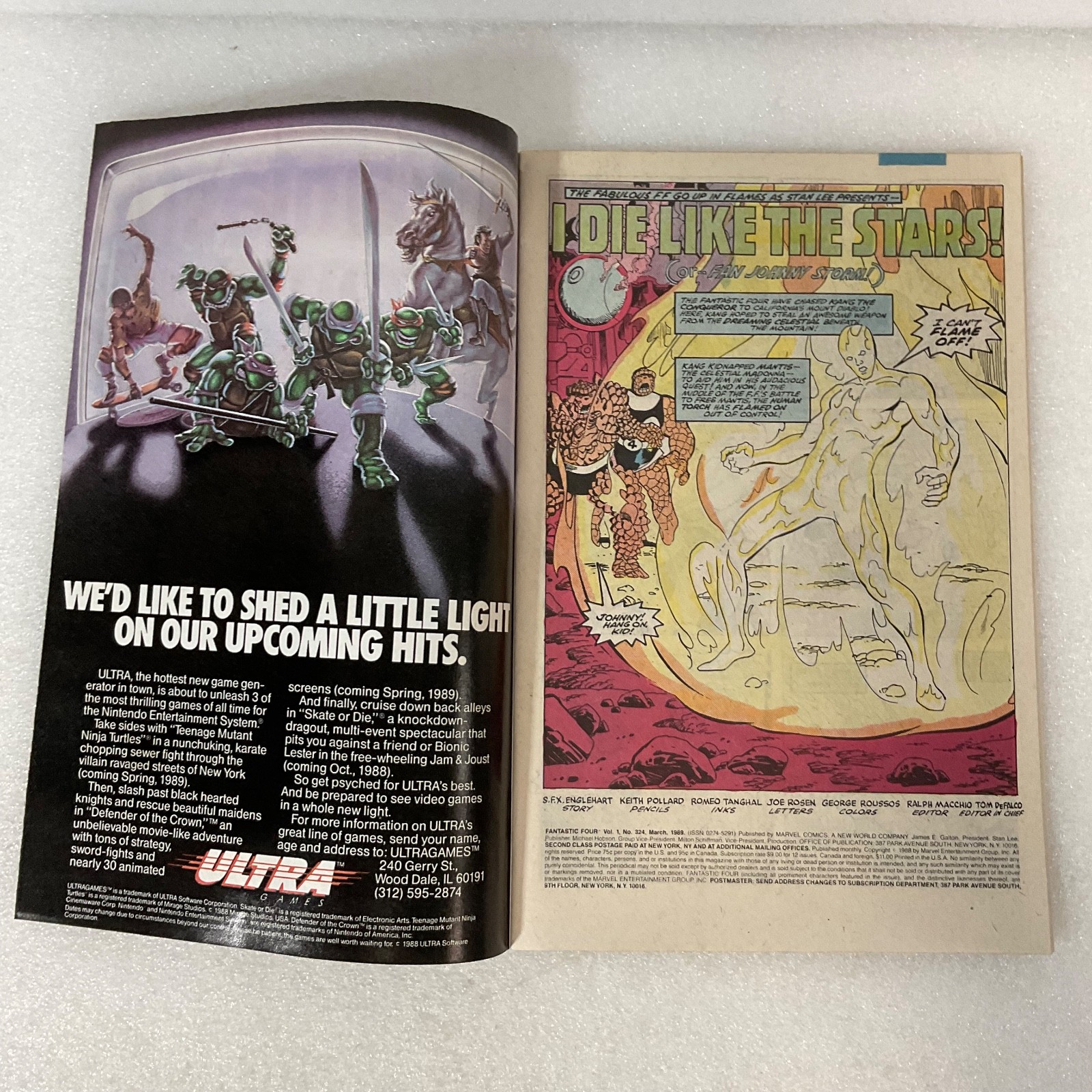 Fantastic Four #324 Mantis Must Die Kang 1989 Marvel Comic 10.25in - Image 12