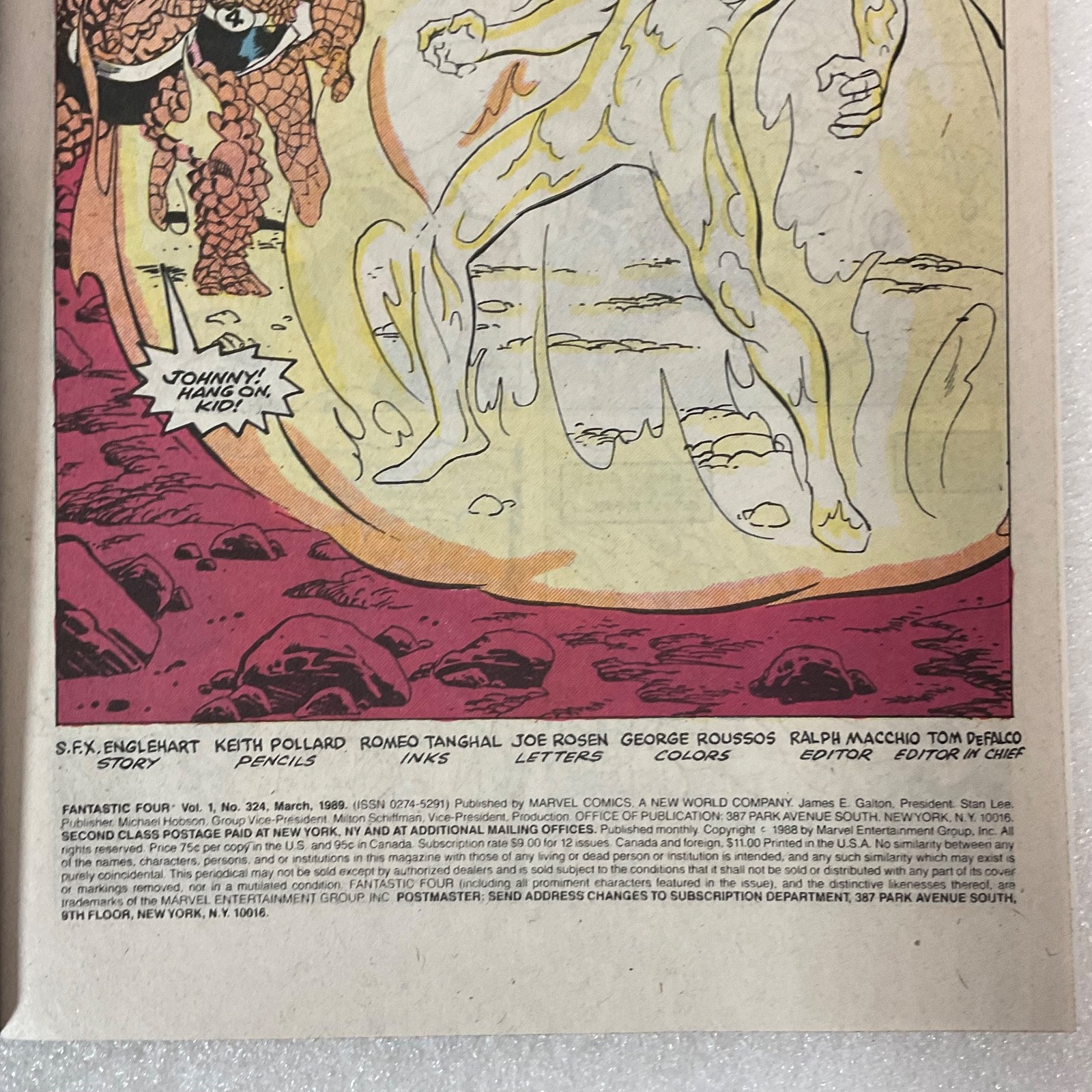Fantastic Four #324 Mantis Must Die Kang 1989 Marvel Comic 10.25in - Image 13