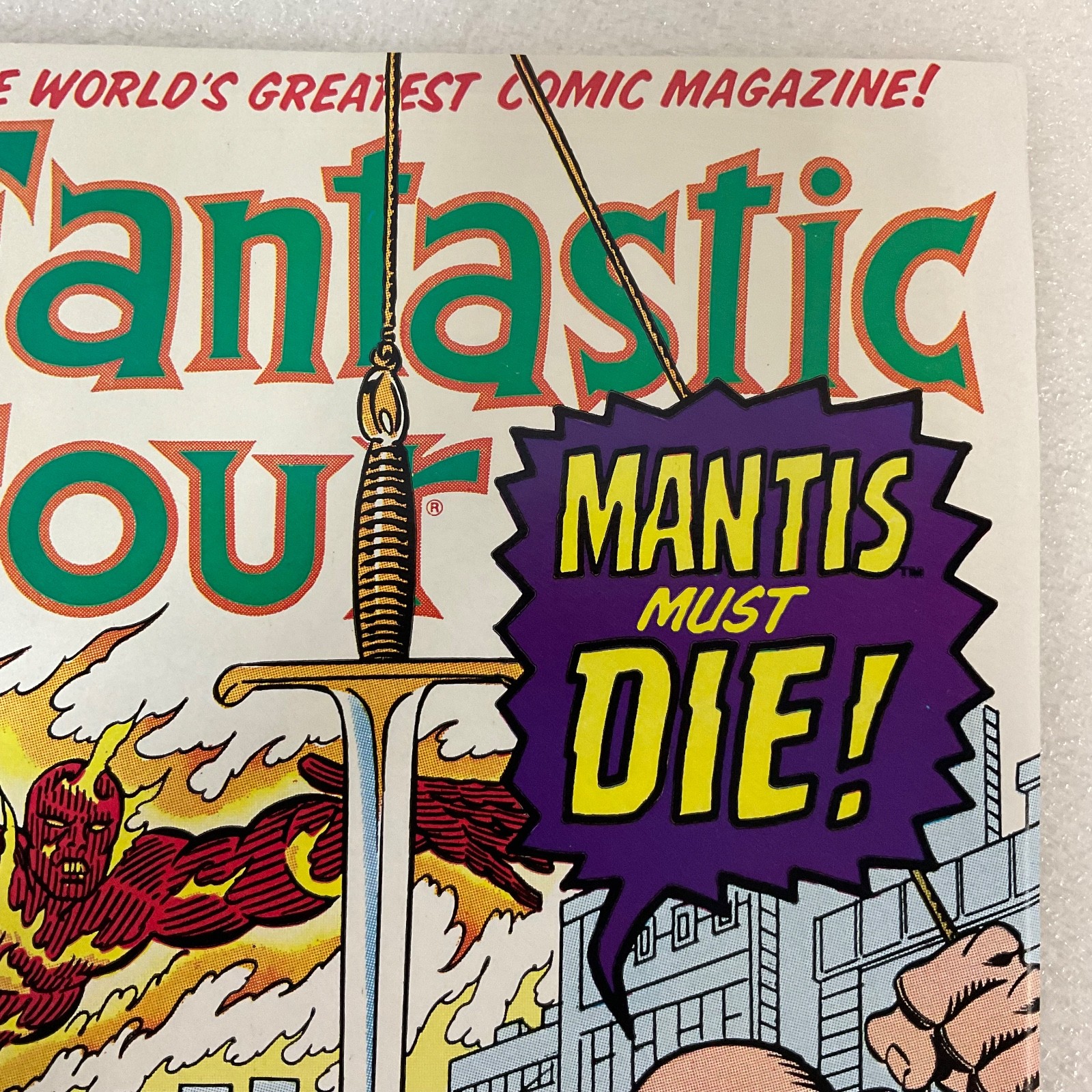 Fantastic Four 324 Marvel 1989 Mantis Storyline Kang Conqueror 10.25in - Image 6