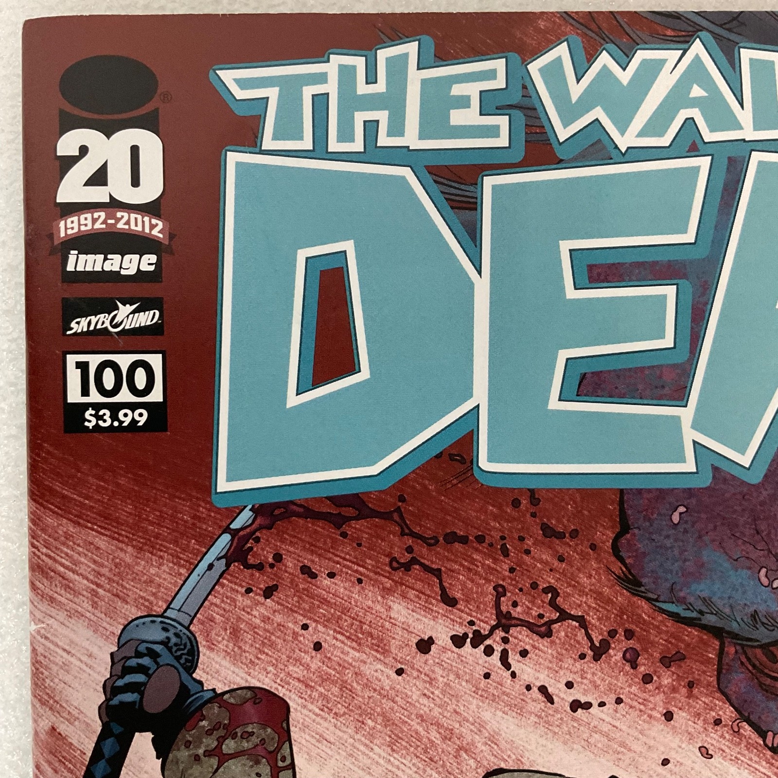 The Walking Dead #100 2012 Image Comic Hyundai Undead Variant - Image 5
