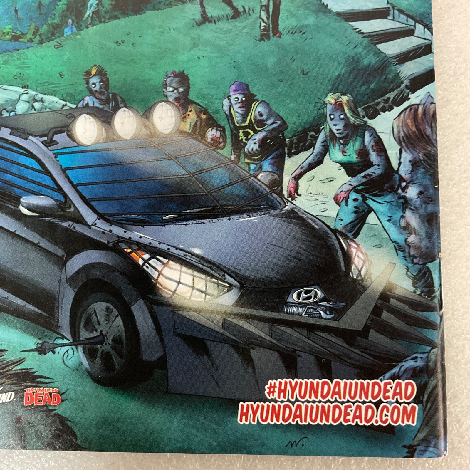 The Walking Dead #100 2012 Image Comic Hyundai Undead Variant - Image 11