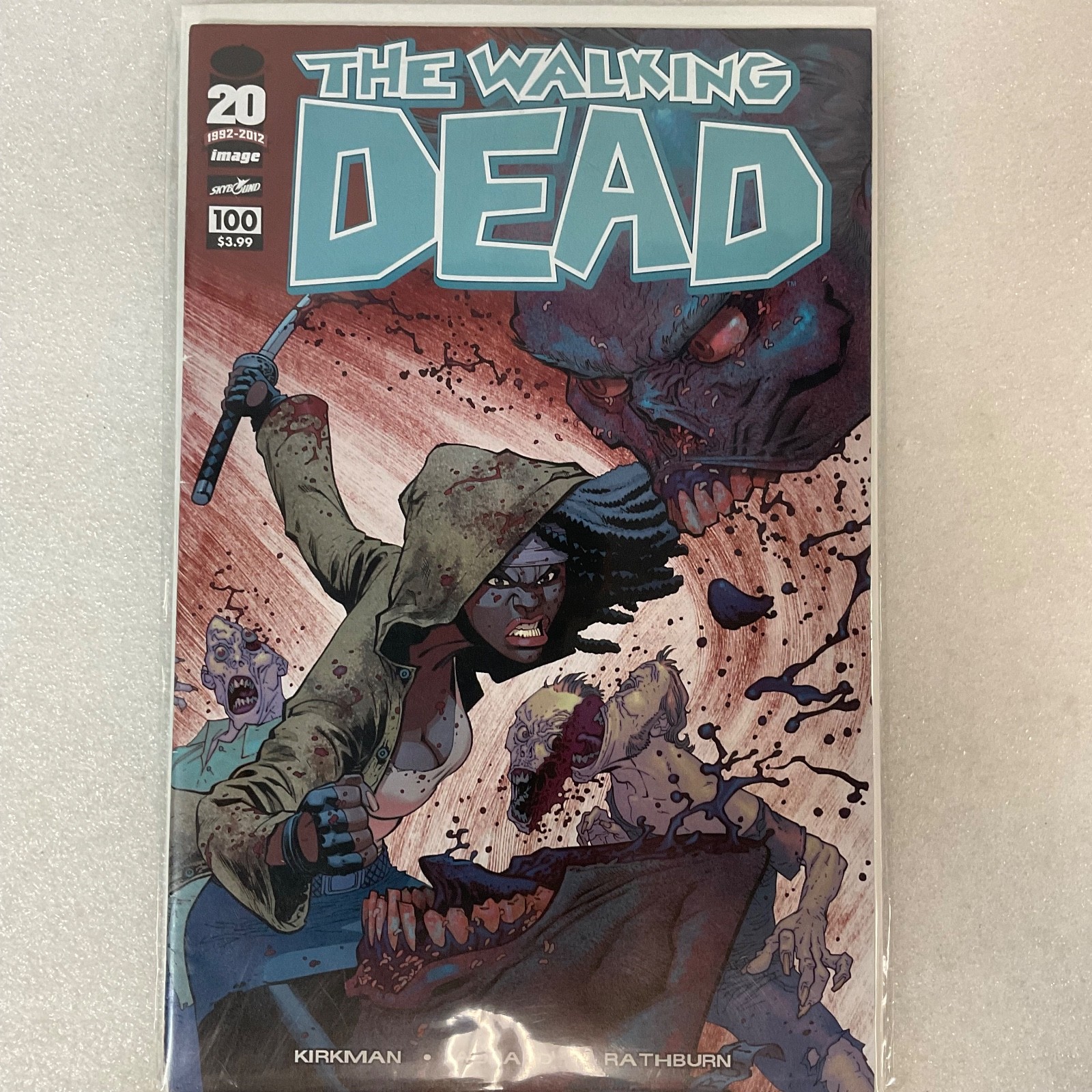 The Walking Dead #100 2012 Image Comic Hyundai Undead Variant - Image 13