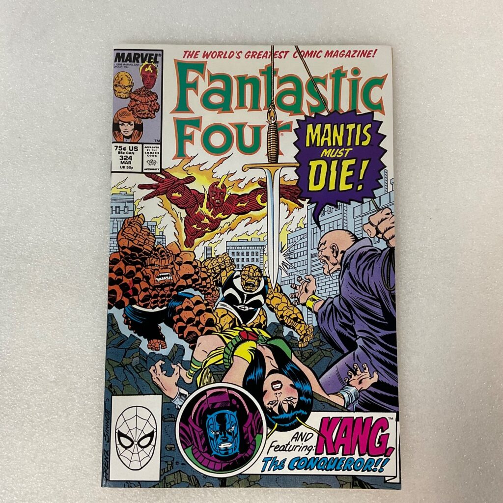 Fantastic Four #324 1989 Marvel Comic Kang Appearance Copper Age 10.25in - Image 1